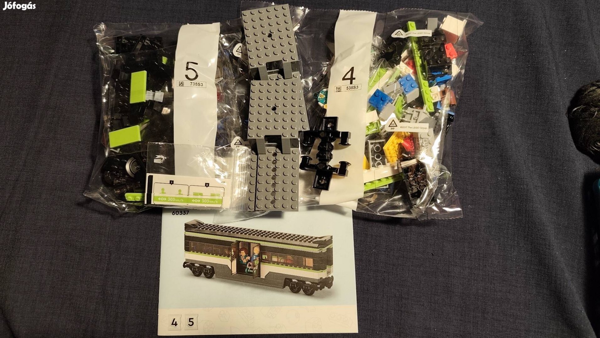 LEGO City 60337 vonat készletből csak az étkezőkocsi