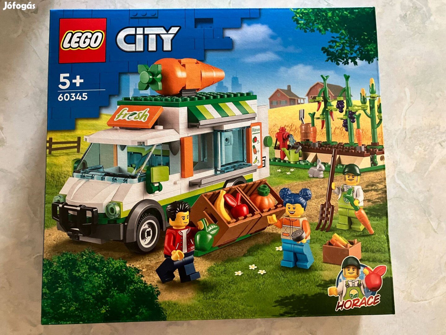 LEGO City 60345 - Zöldségárus autó (új, bontatlan)