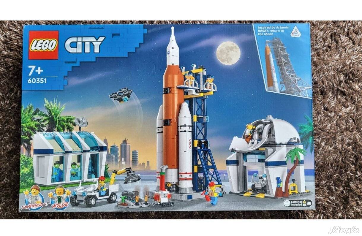 LEGO City 60351 - Rakétakilövő központ - Új, Bontatlan, Hibátlan!