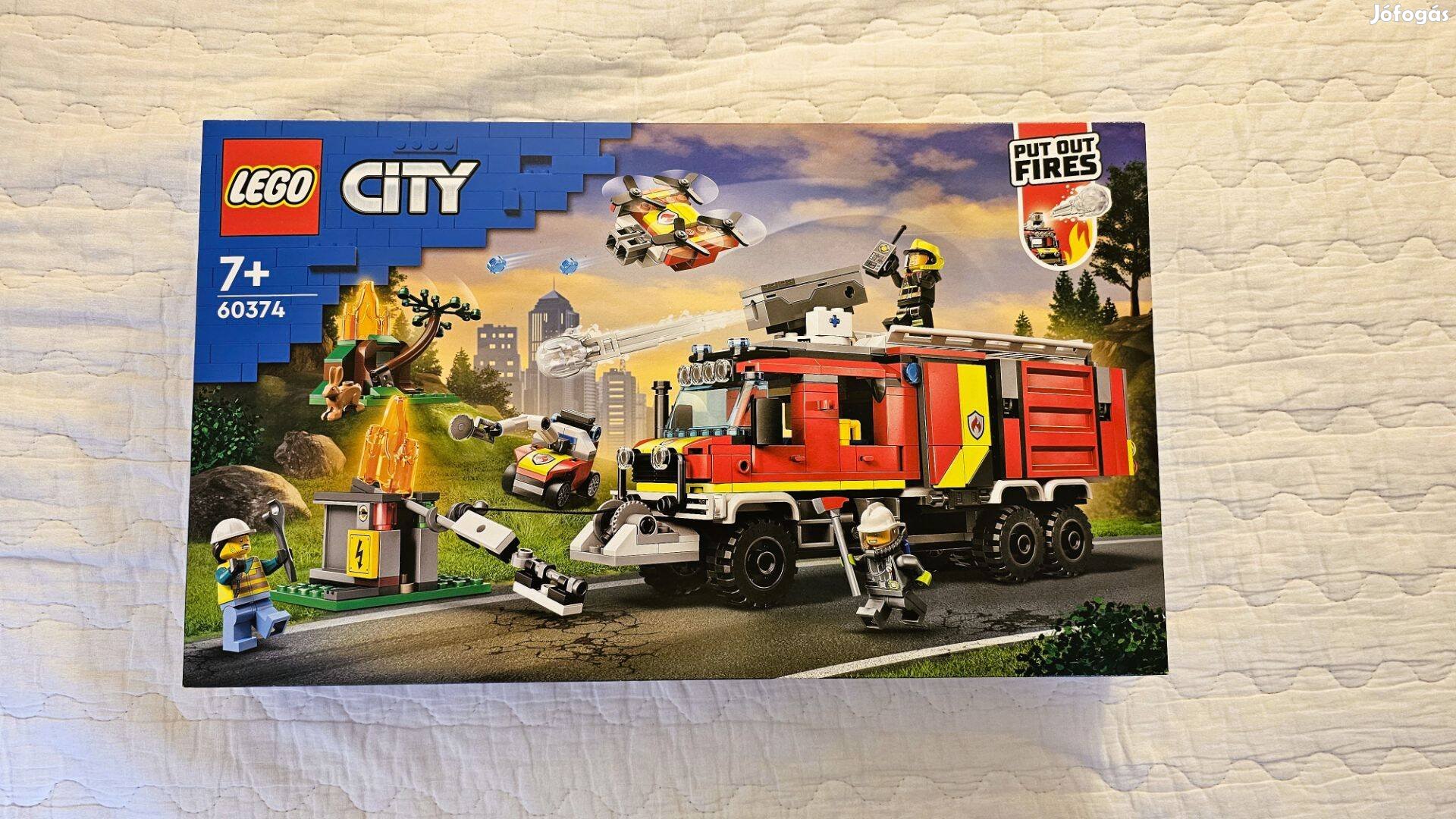 LEGO City 60374 Fire Command Truck - új, bontatlan