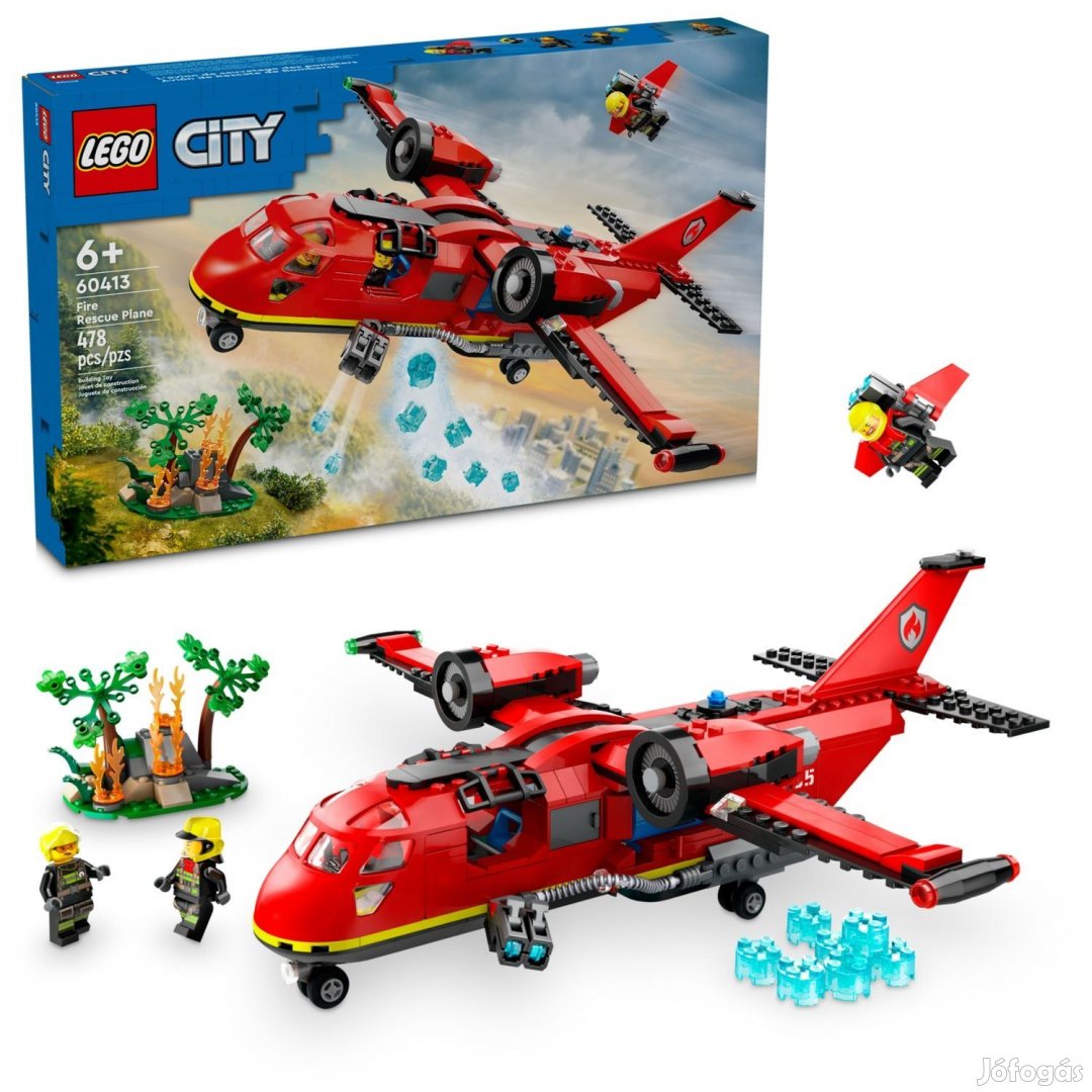 LEGO City 60413 Tűzoltó mentőrepülőgép - 60413