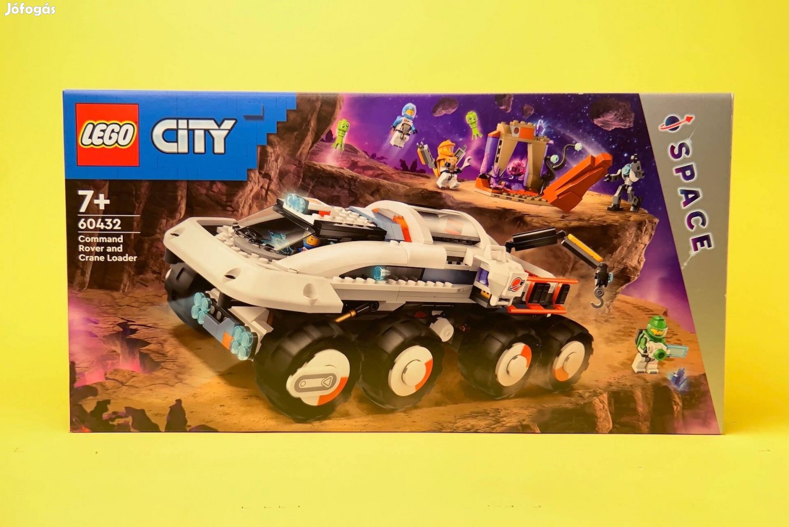 LEGO City 60432 Command Rover and Crane Loader, Új, Bontatlan