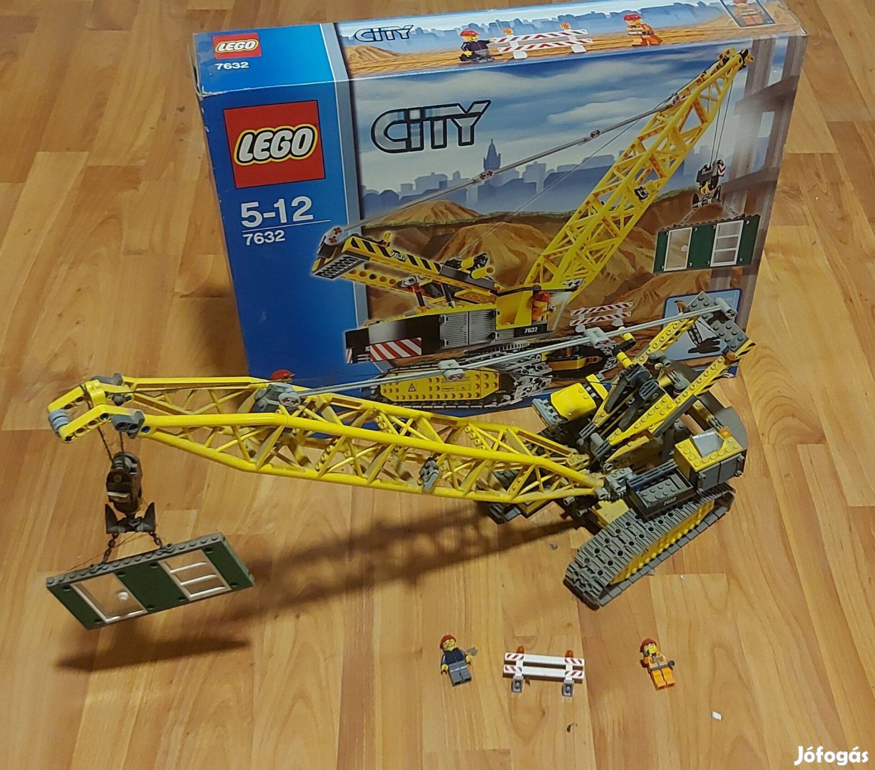 LEGO City 7632 lánctalpas daru + doboz + leírás megkimélt BP!