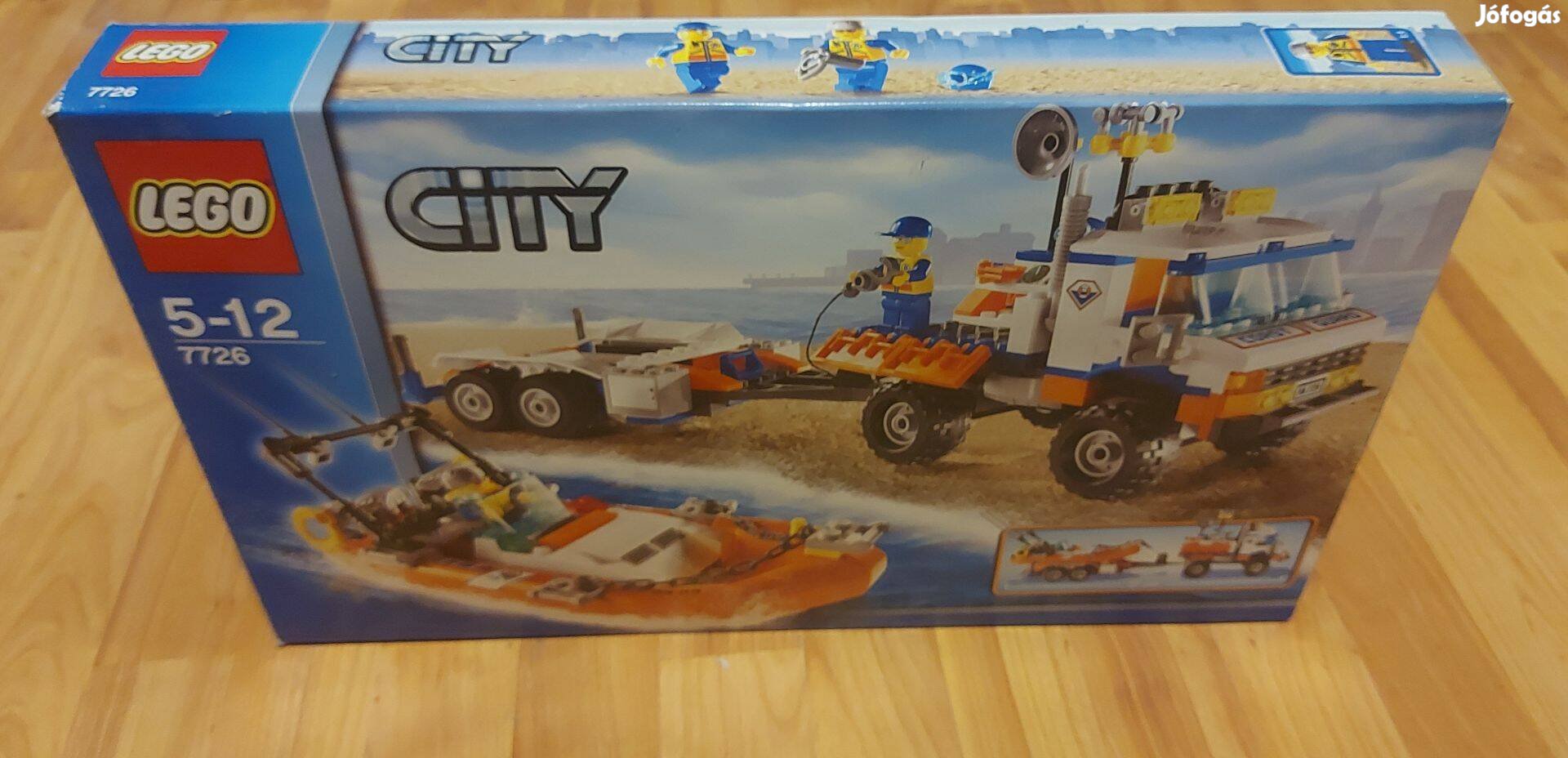 LEGO City 7726 vízi mentő+ doboz + leírás megkimélt BP!