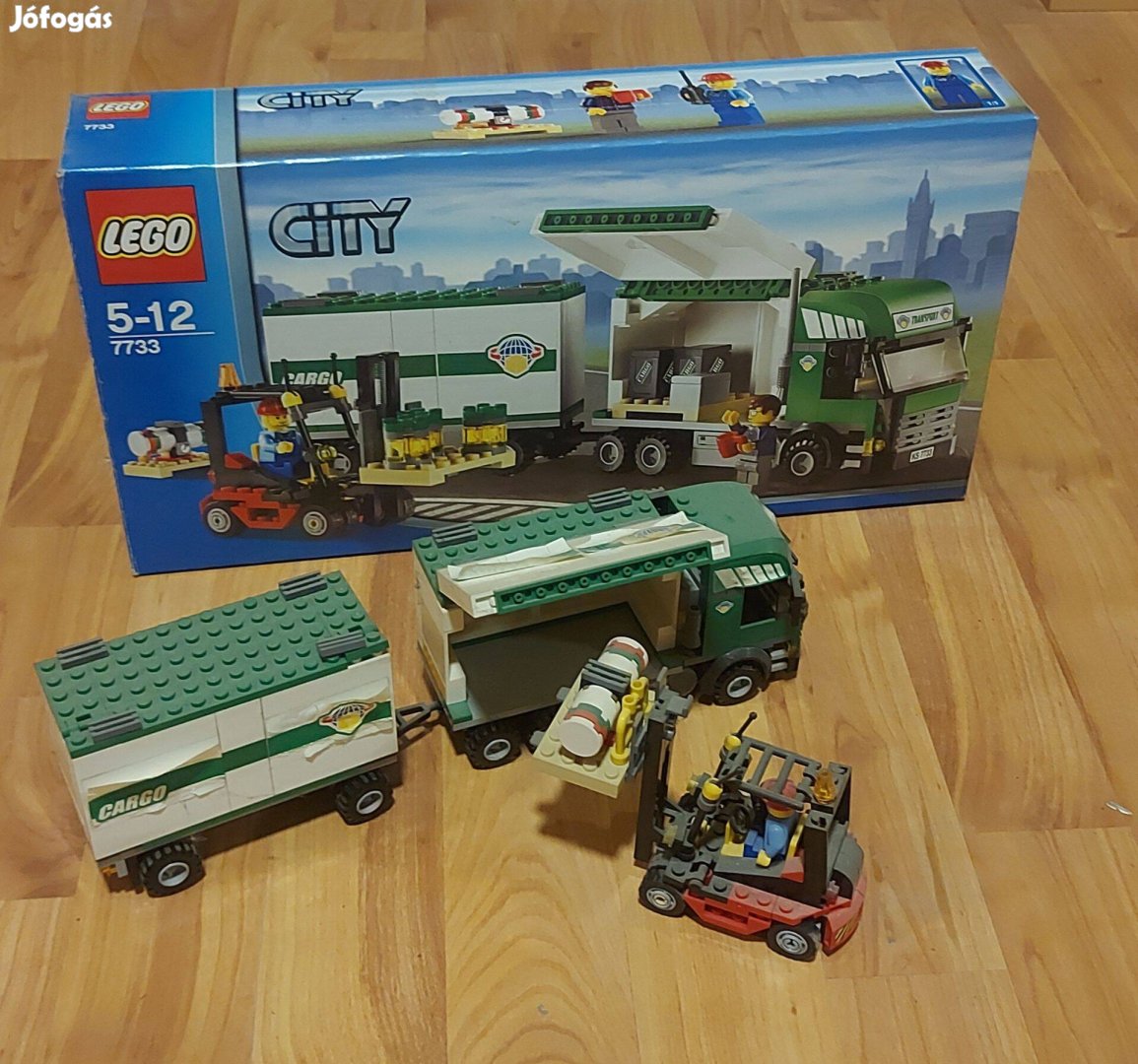 LEGO City 7733 teherautó + doboz + leírás megkimélt BP!