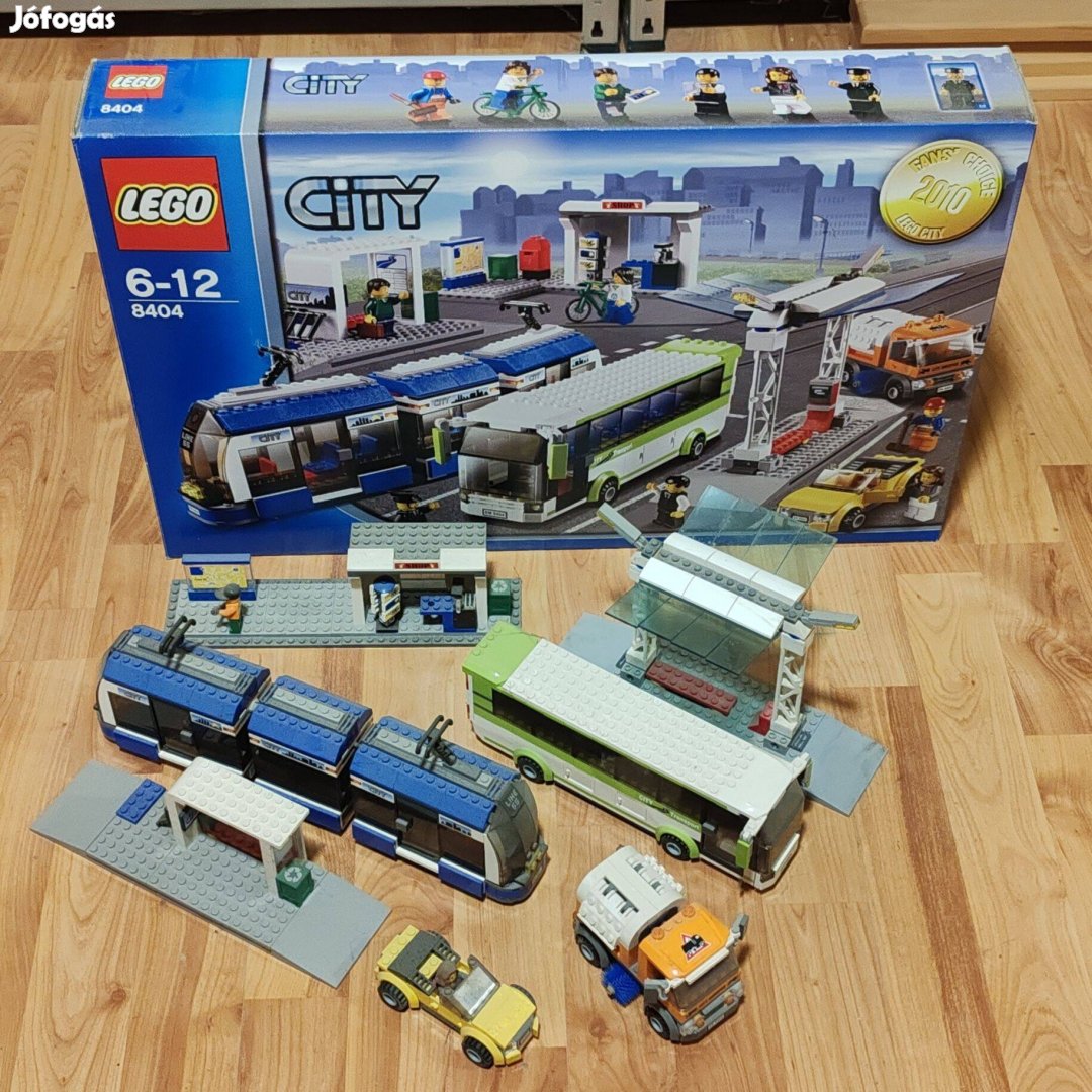 LEGO City 8404 közlekedési csomópont + doboz + leírás megkimélt BP!