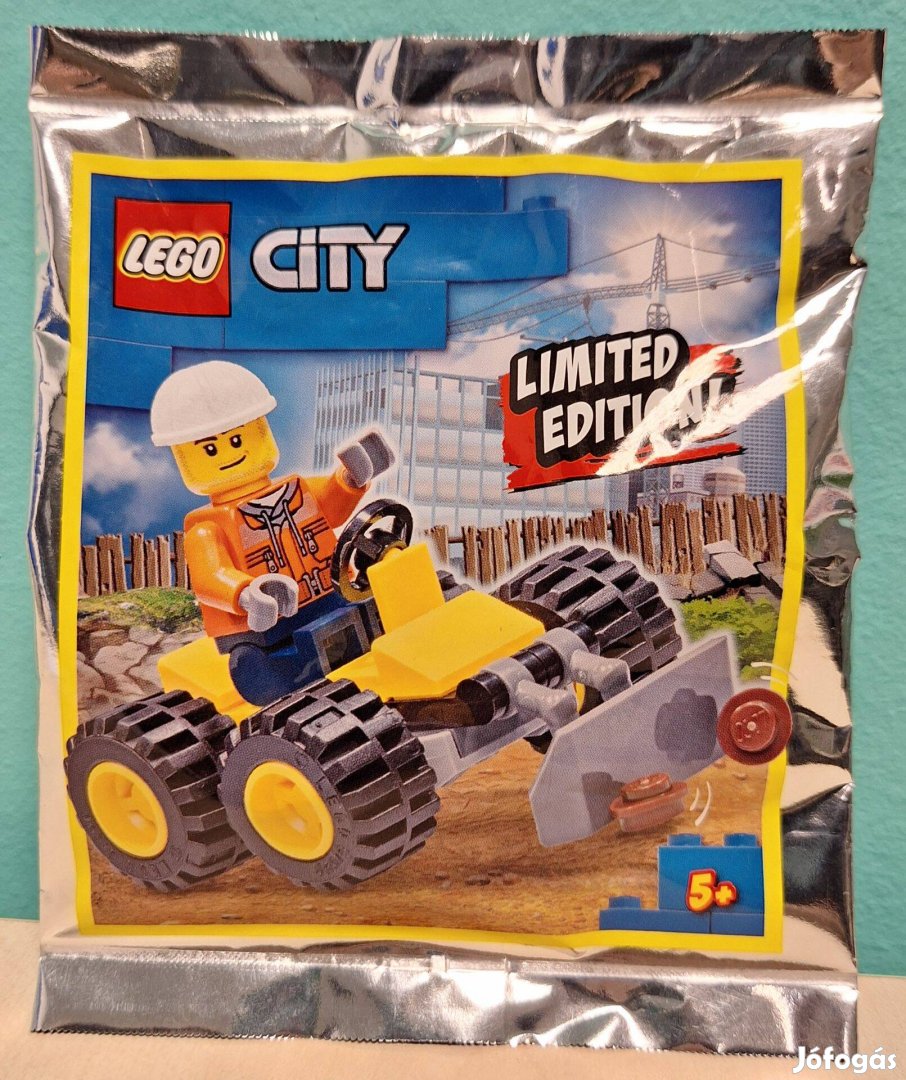 LEGO City 952003 Construction Worker with Bulldozer