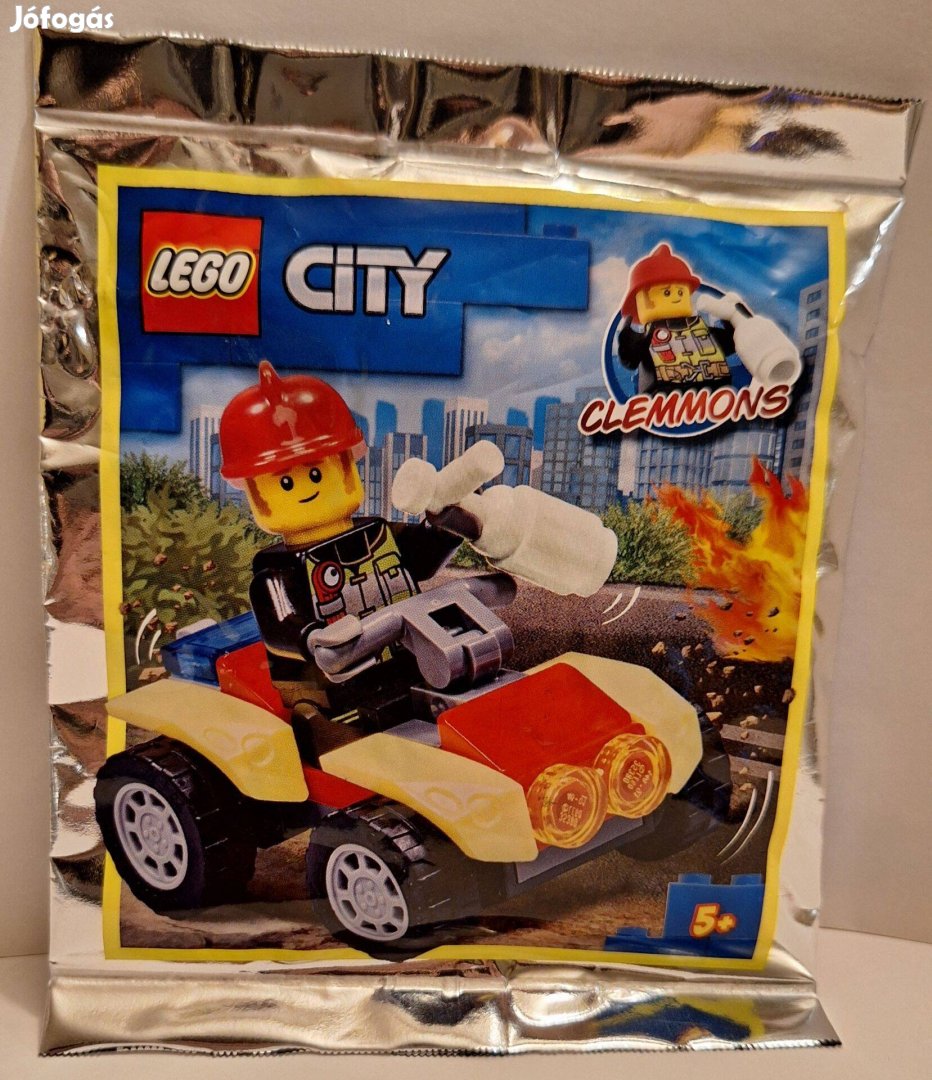 LEGO City 952009 Clemmons Fireman with Fire Quad