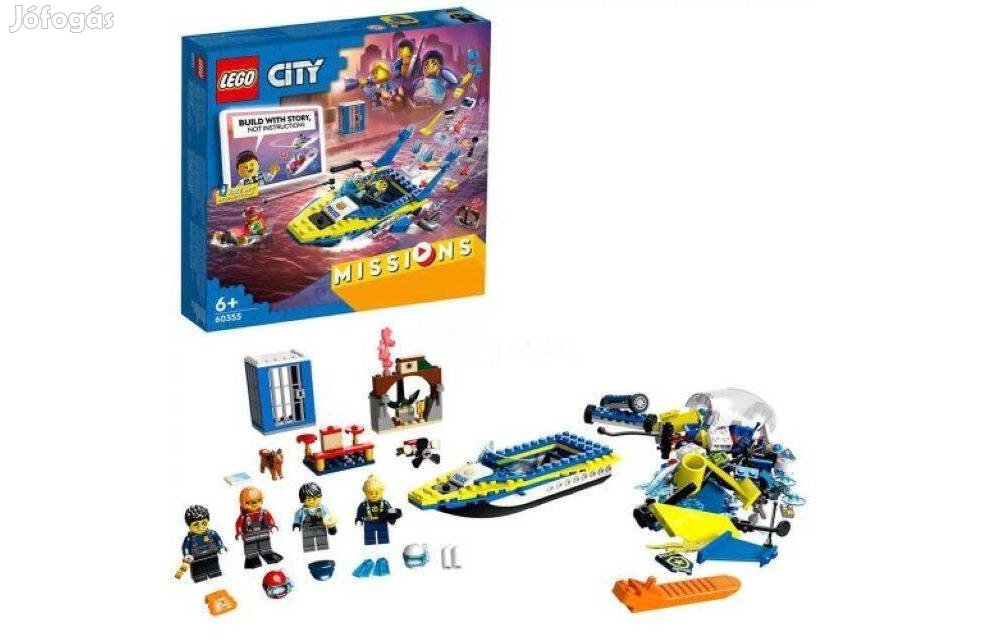 LEGO City Missions - 60355 - Vízi rendőrség nyomozó küldetés szett