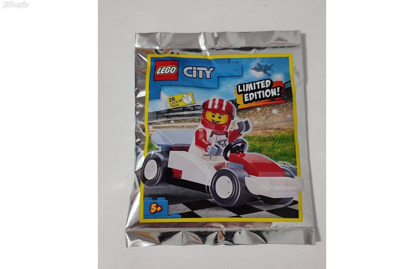 LEGO City Versenyautó polybag bontatlan