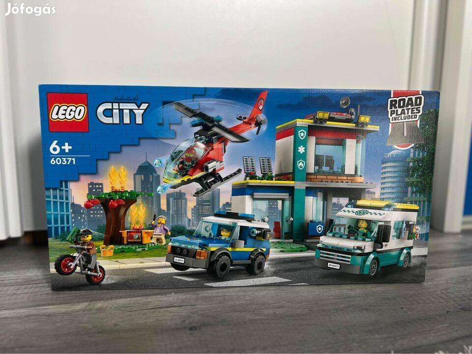 LEGO City - Mentő járművek központja (60371) - Bontatlan!