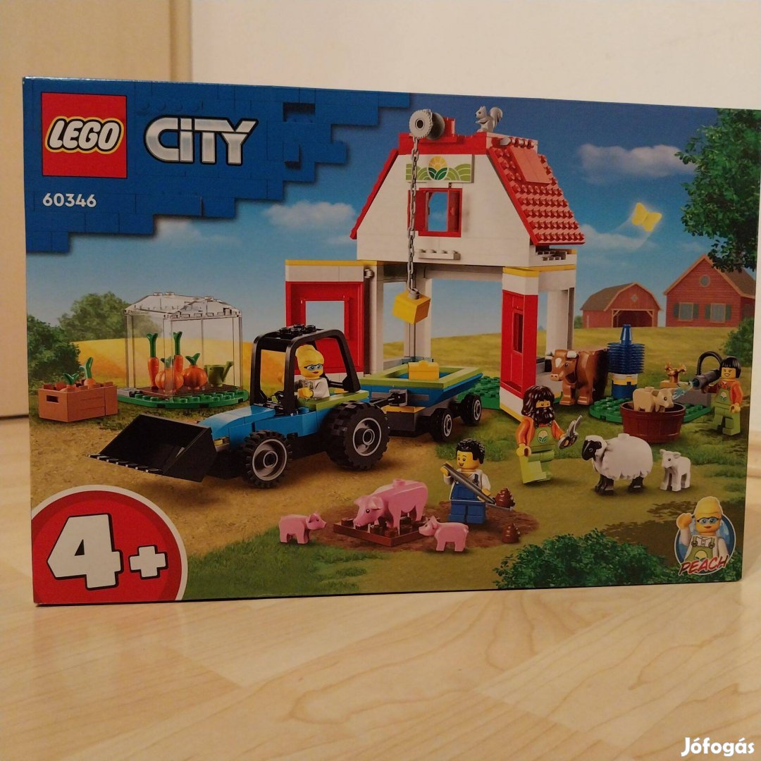 LEGO City - Pajta és háziállatok 60346