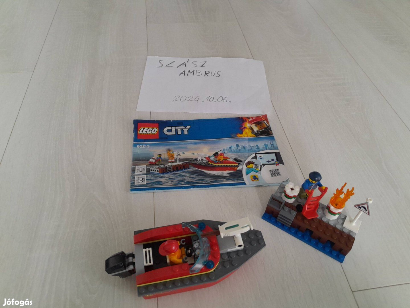 LEGO City - Tűz a dokknál (60213) bontott