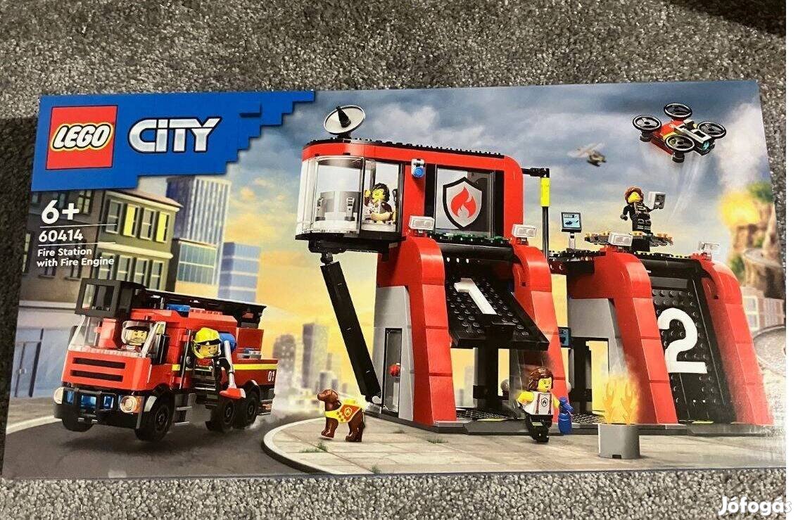 LEGO City - Tűzoltóállomás és tűzoltóautó 60414