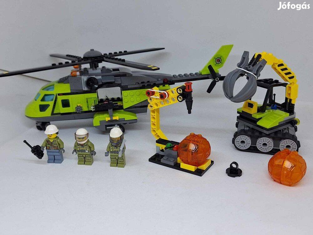 LEGO City - Vulkánkutató szállítóhelikopter 60123 katalógussal