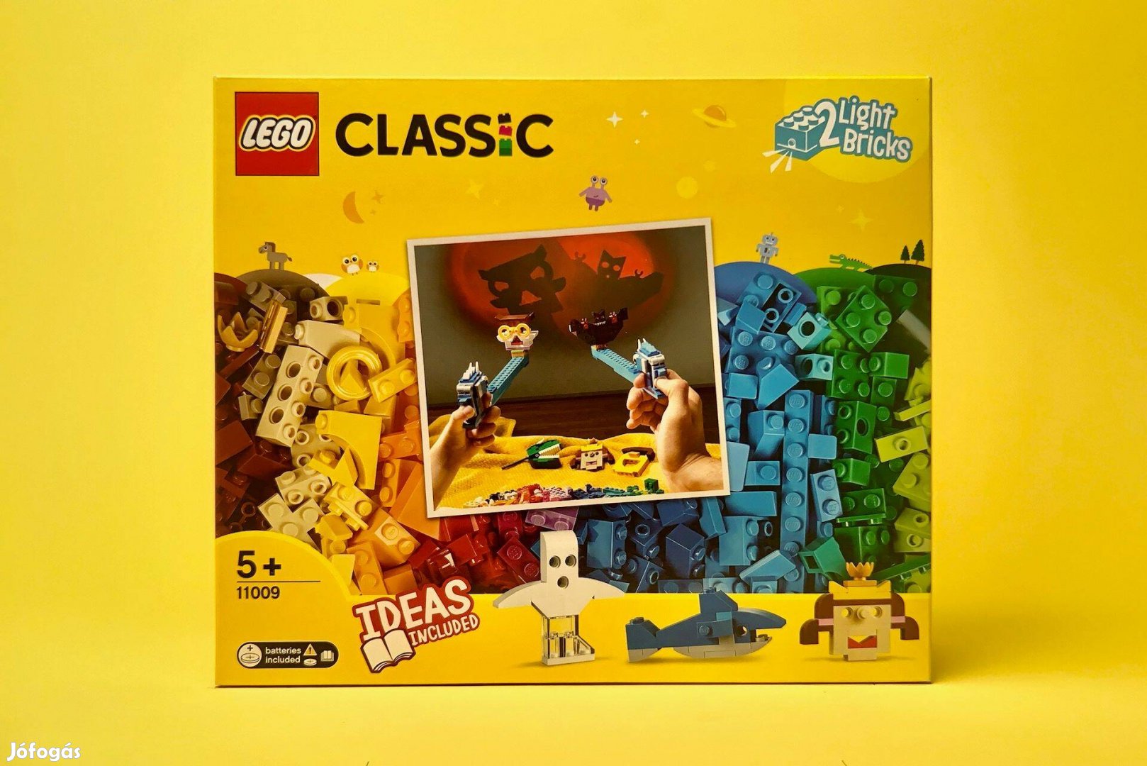 LEGO Classic 11009 Bricks and Lights, Új, Bontatlan