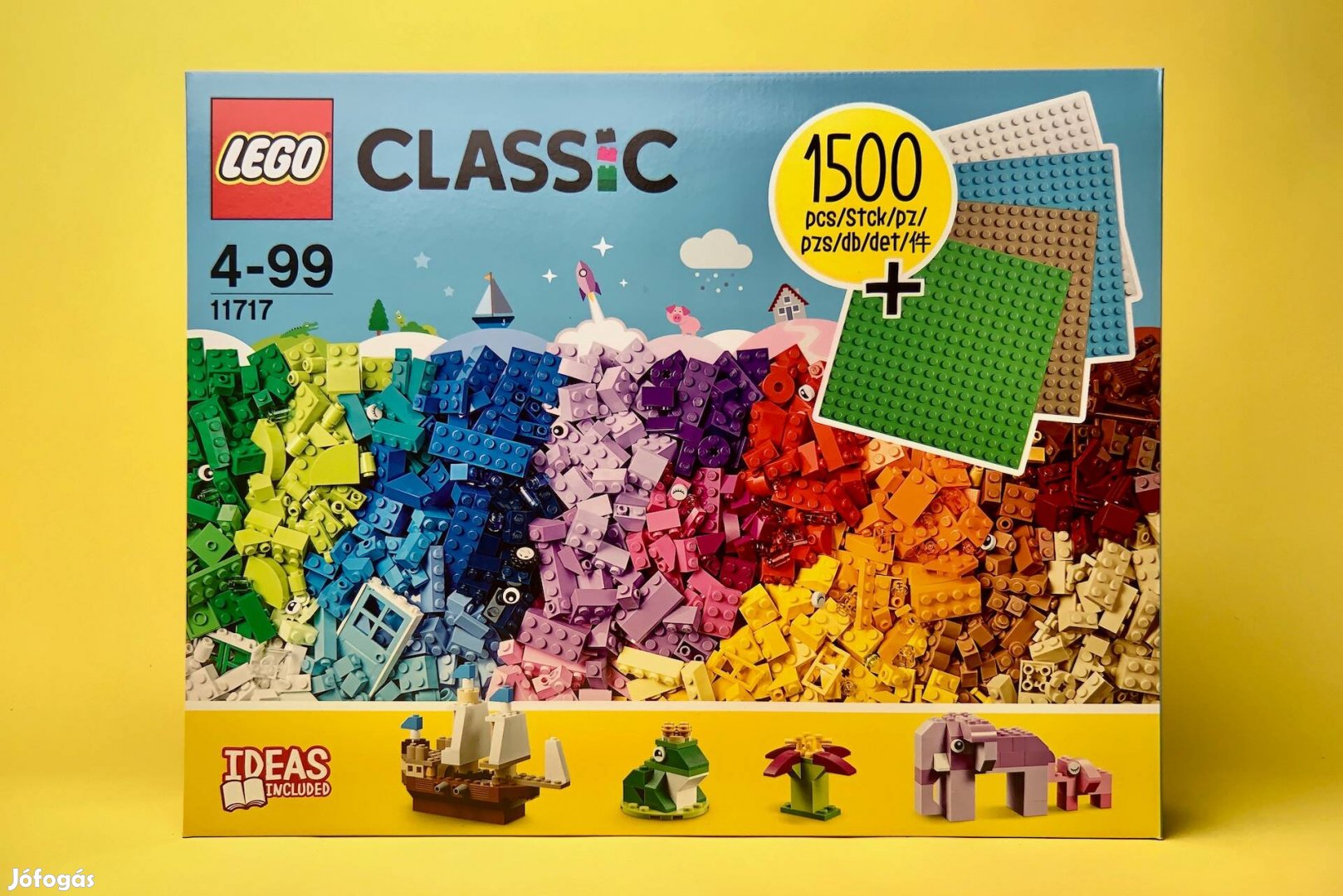 LEGO Classic 11717 Elemek, lapok, Uj, Bontatlan