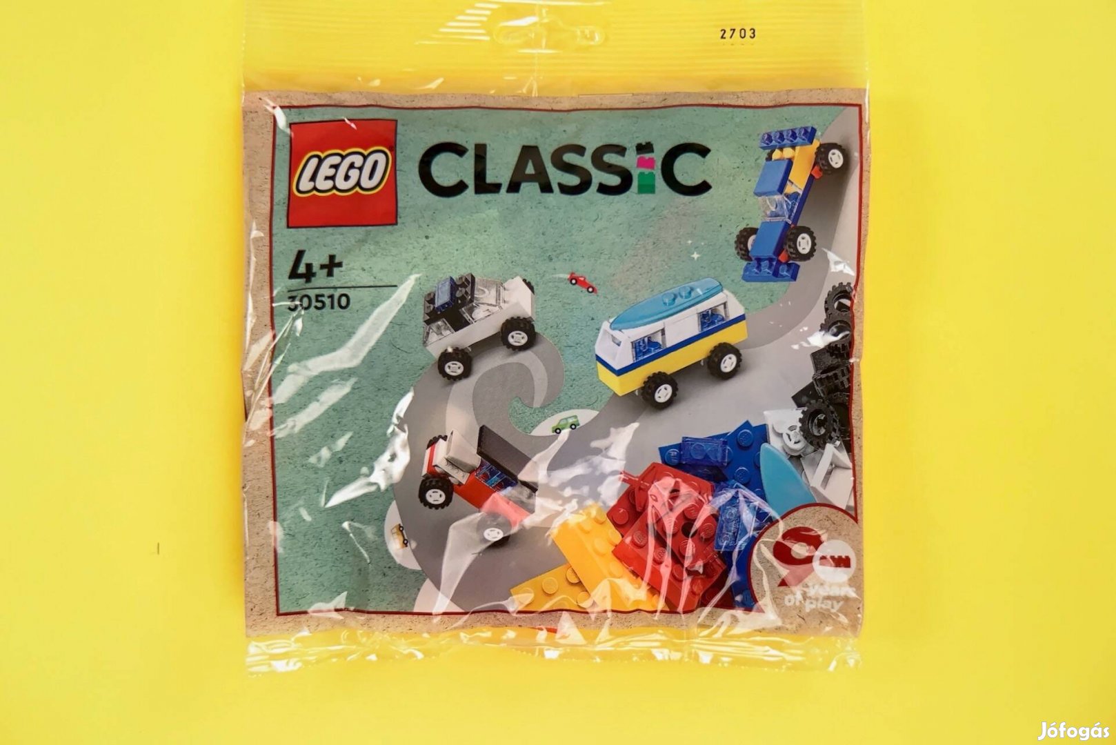 LEGO Classic 30510 90 Years of Cars, Új, Bontatlan