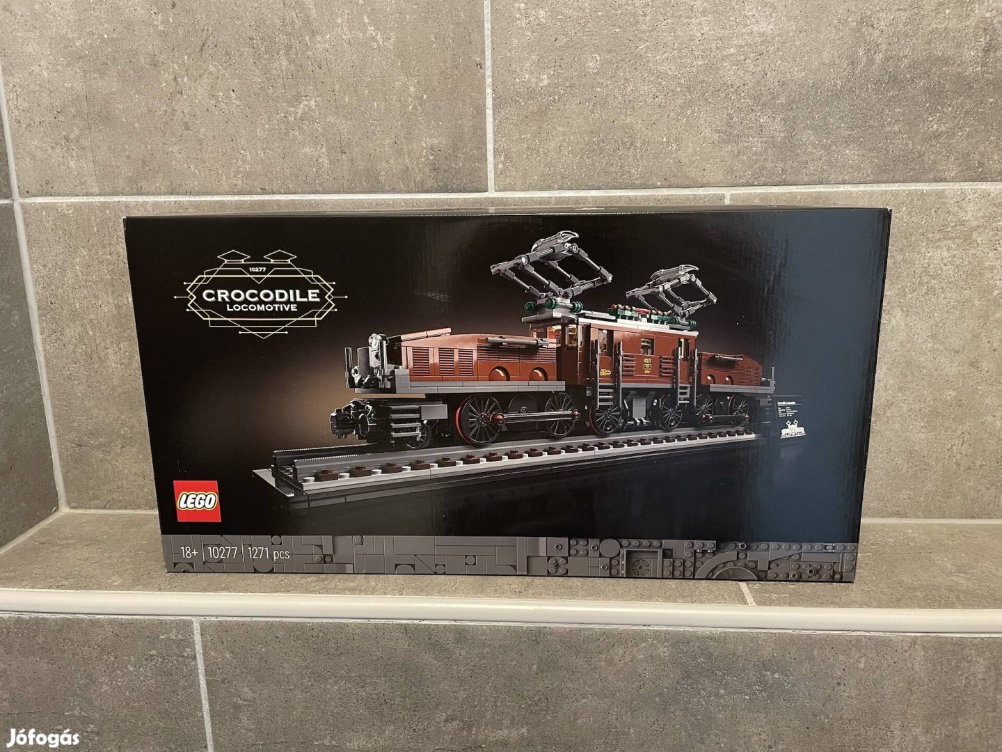 LEGO Creator 10277 Krokodil Lokomotiv Lego mozdony vasút Lego Krokodil