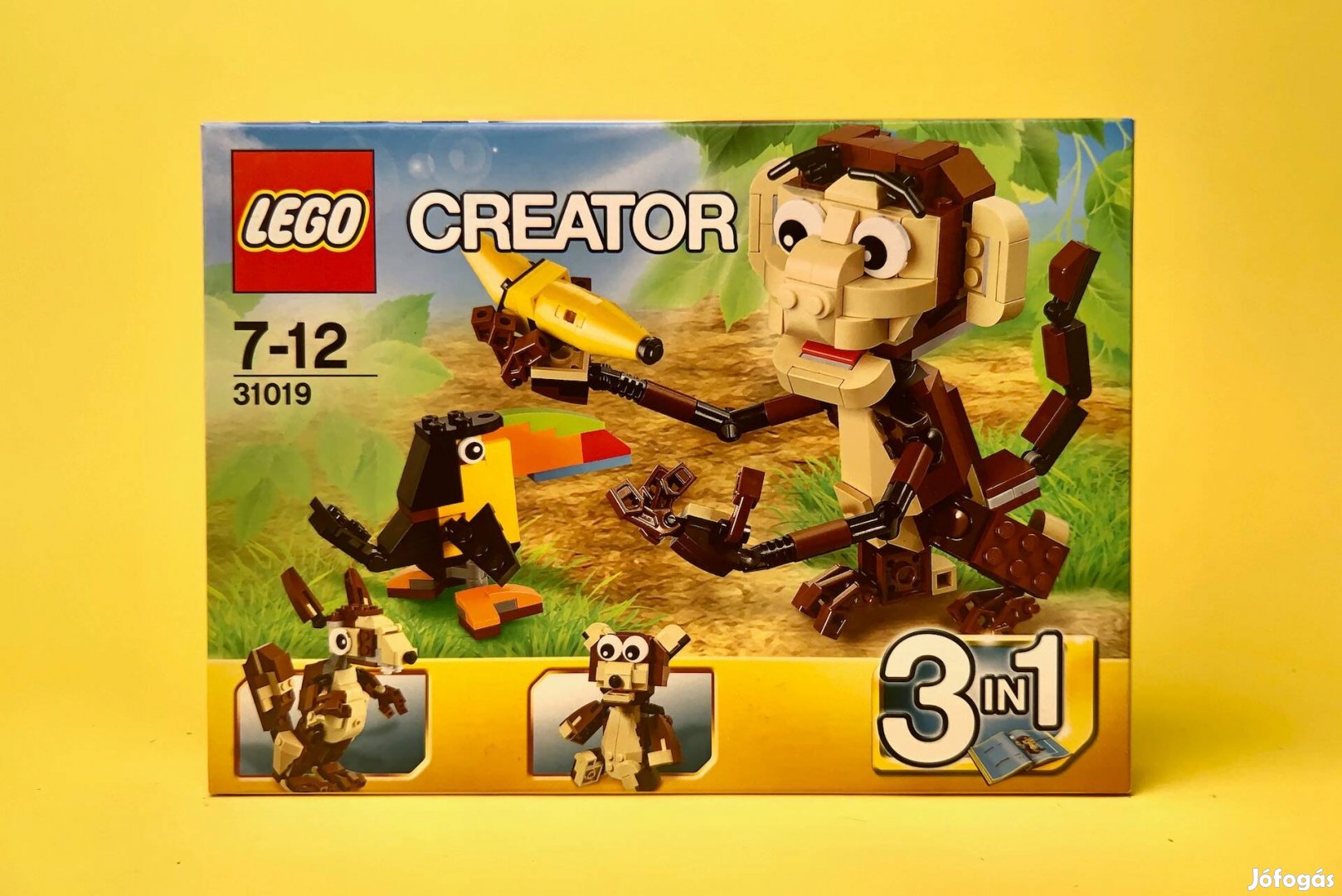 LEGO Creator 31019 Erdei állatok, Uj, Bontatlan