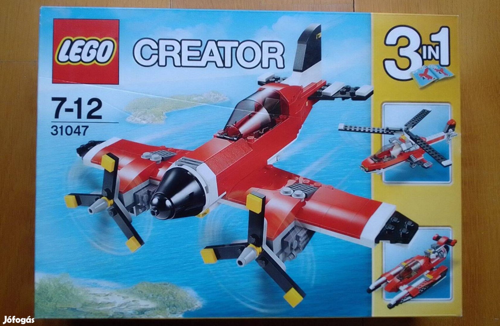 LEGO Creator 31047 3in1 Verseny repülőgép, Bontatlan!