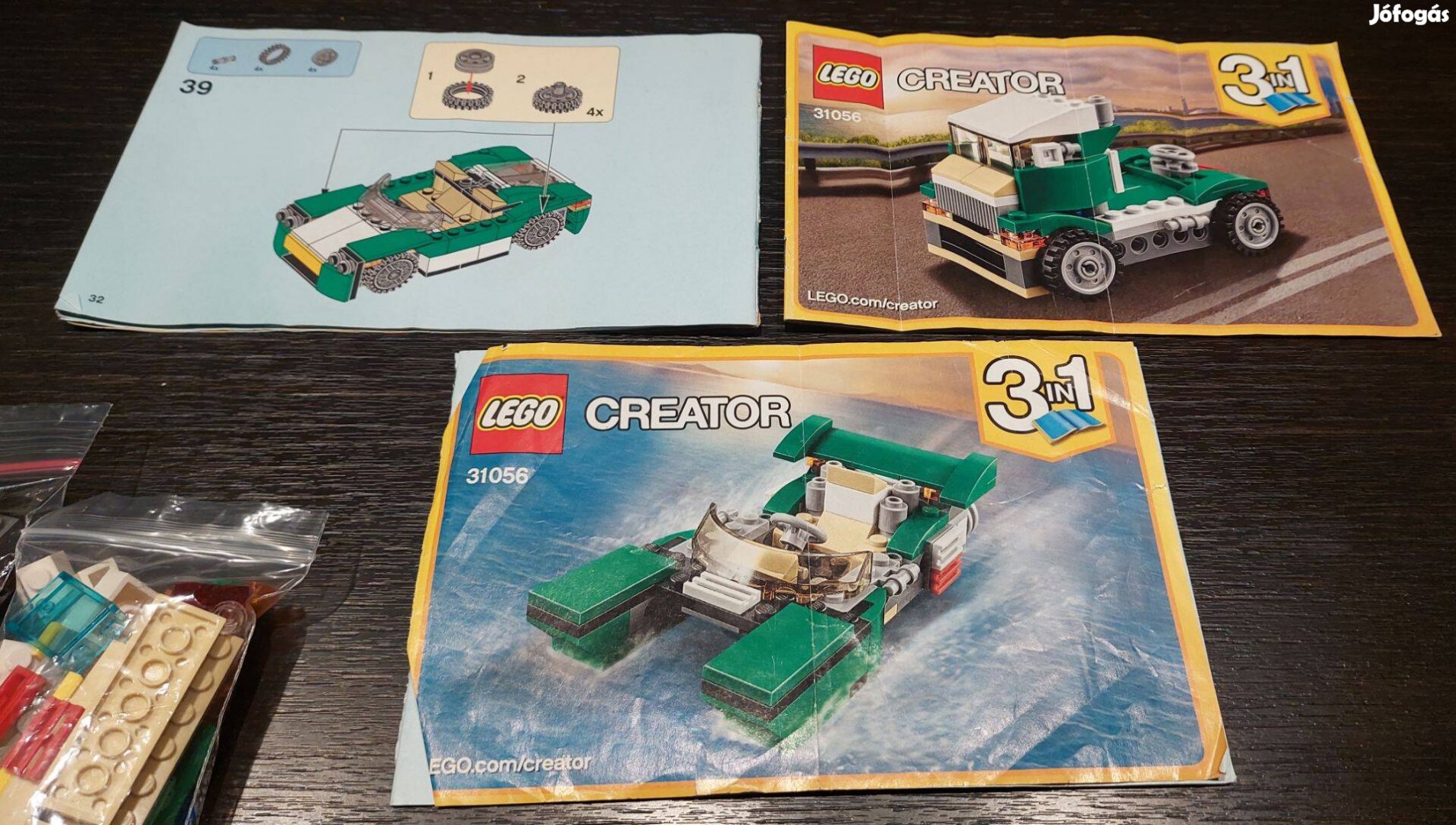 LEGO Creator 31056 (zöld cirkáló) 3 in 1. Hiánytalan!!