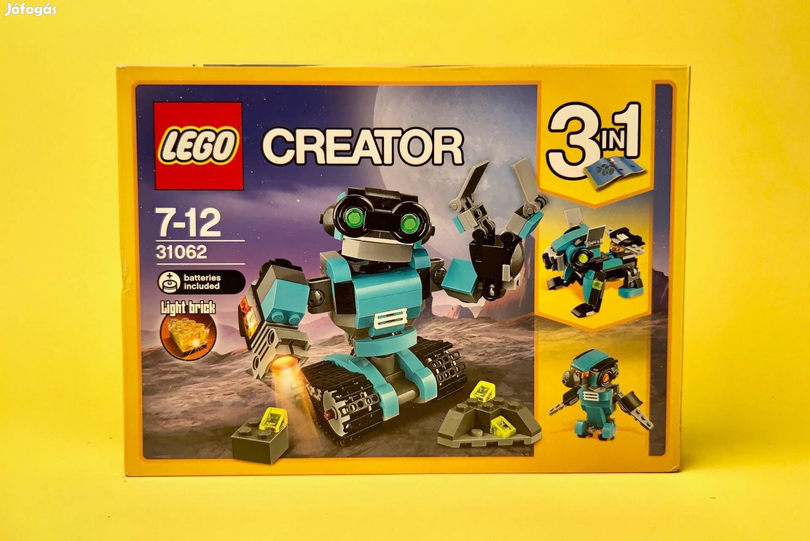 LEGO Creator 31062 Robot felfedező, Uj, Bontatlan