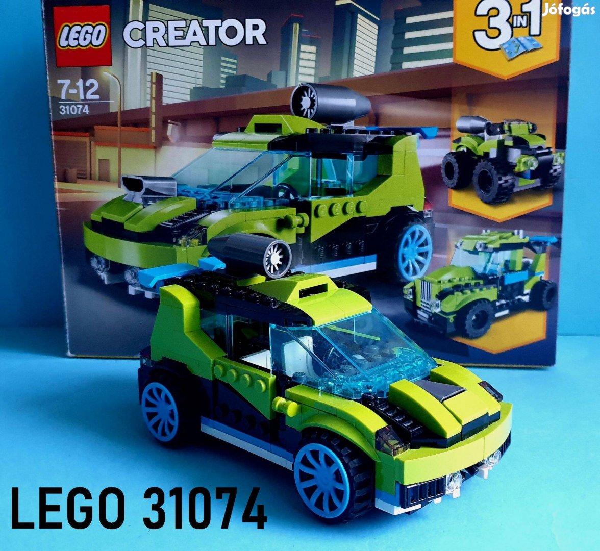 LEGO Creator 31074 Rocket Rally Car (2018) hiánytalan, doboz, útmutató