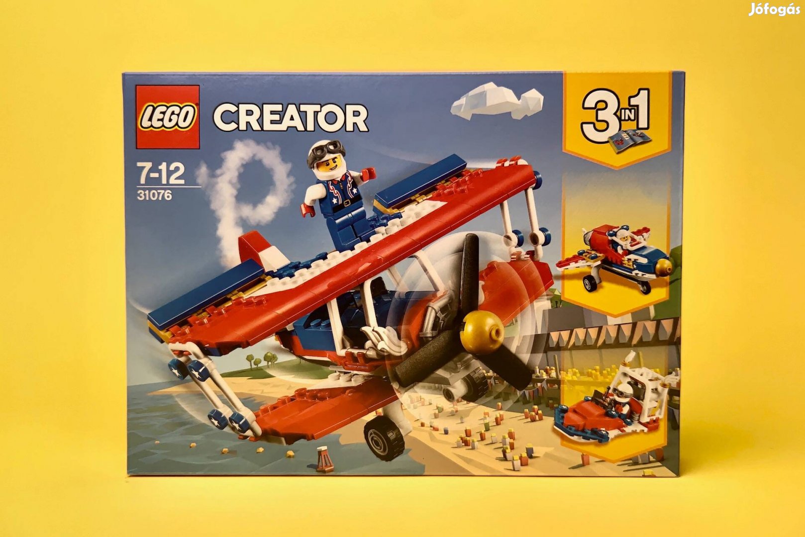 LEGO Creator 31076 Vagány műrepülőgép, Uj, Bontatlan