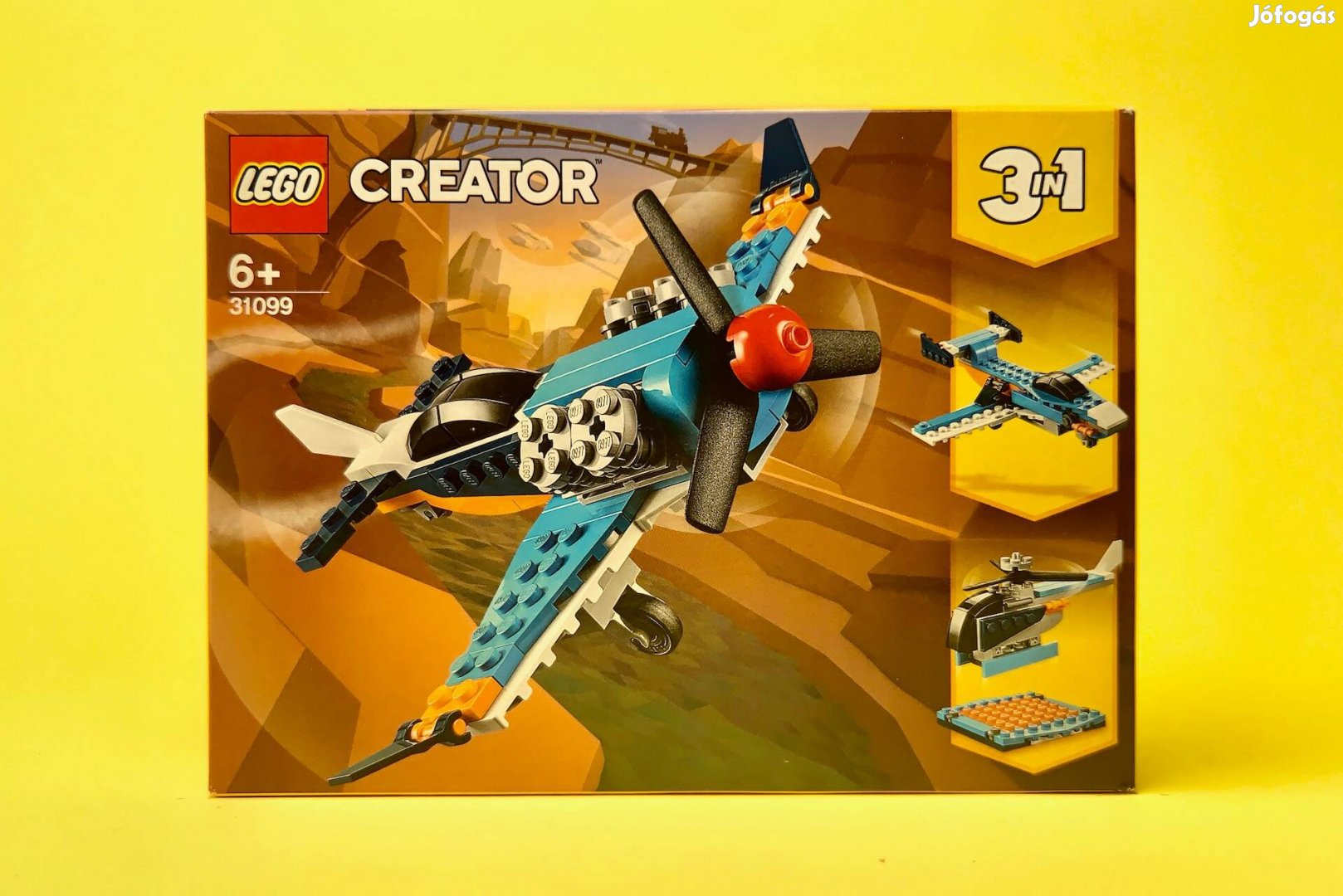 LEGO Creator 31099 Légcsavaros repülőgép, Új, Bontatlan
