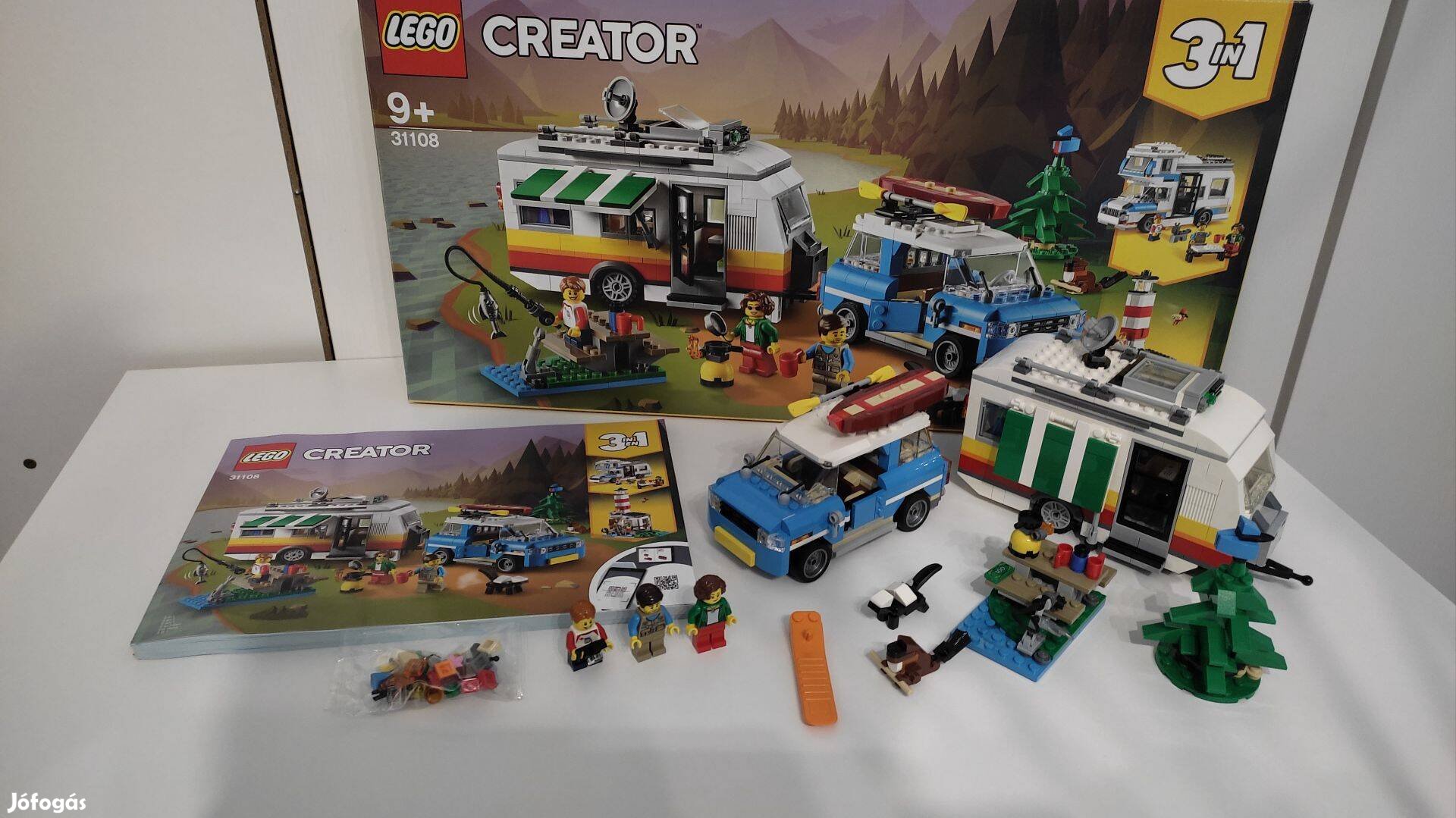 LEGO Creator 31108 - Családi vakáció lakókocsival - dobozos, újszerű