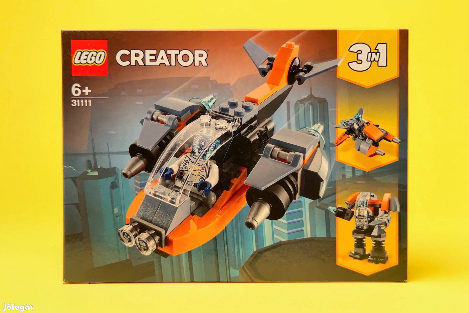 LEGO Creator 31111 Cyber Drone, Új, Bontatlan