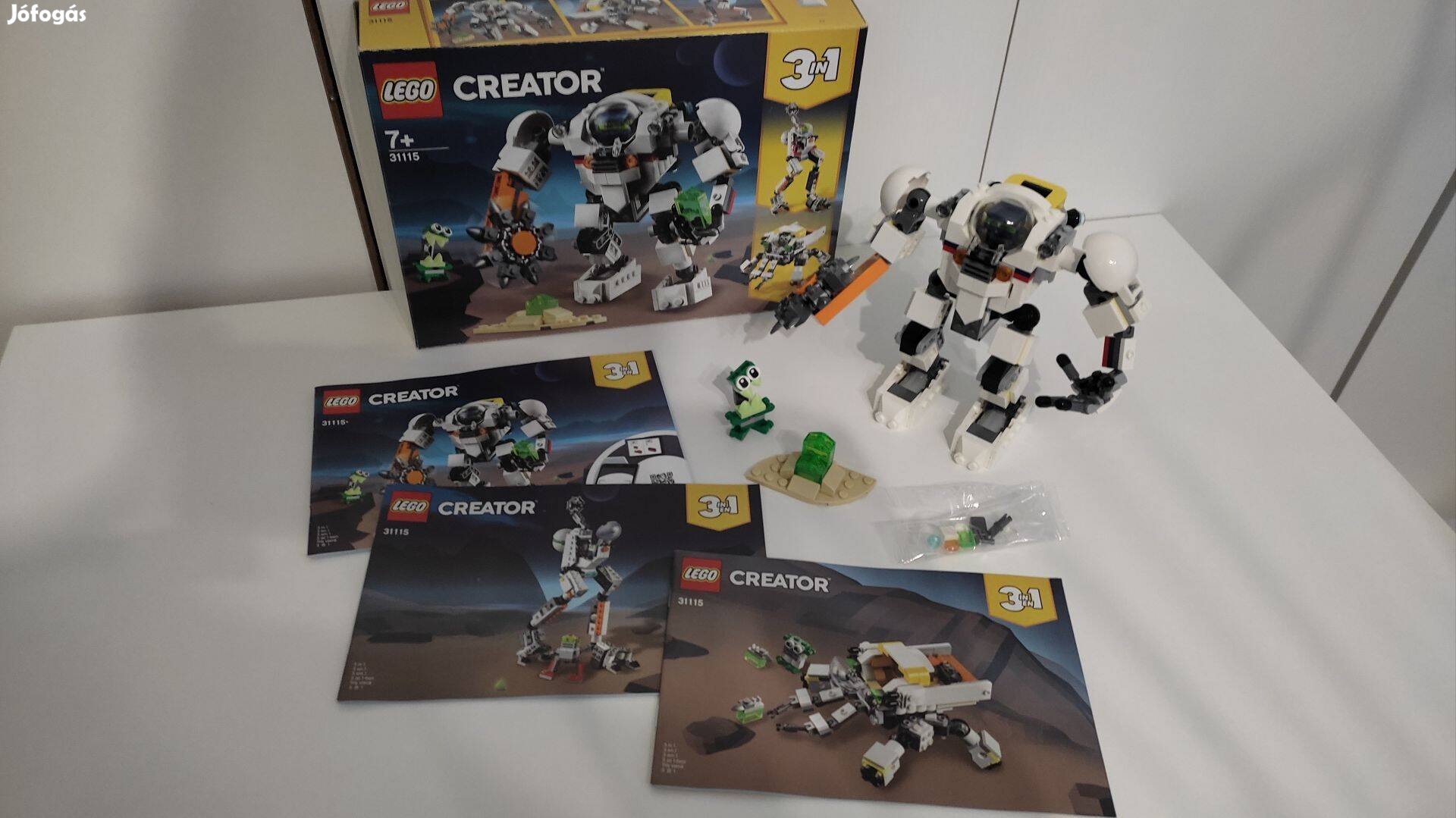 LEGO Creator 31115 - Űrbányászati robot - dobozos, újszerű