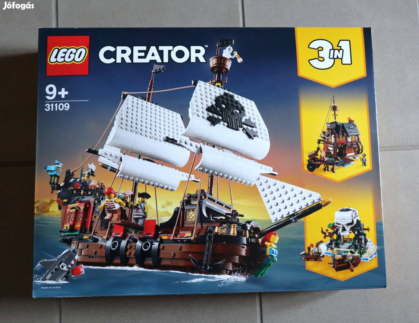 LEGO Creator 3-in-1 - Kalózhajó (31109) új, bontatlan állapotban