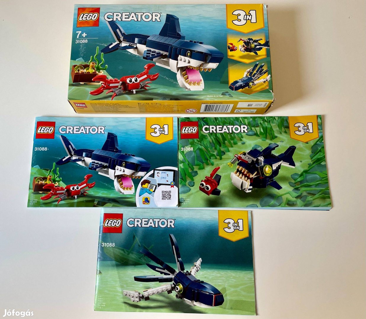 LEGO Creator 3-in-1 - Mélytengeri lények (31088)