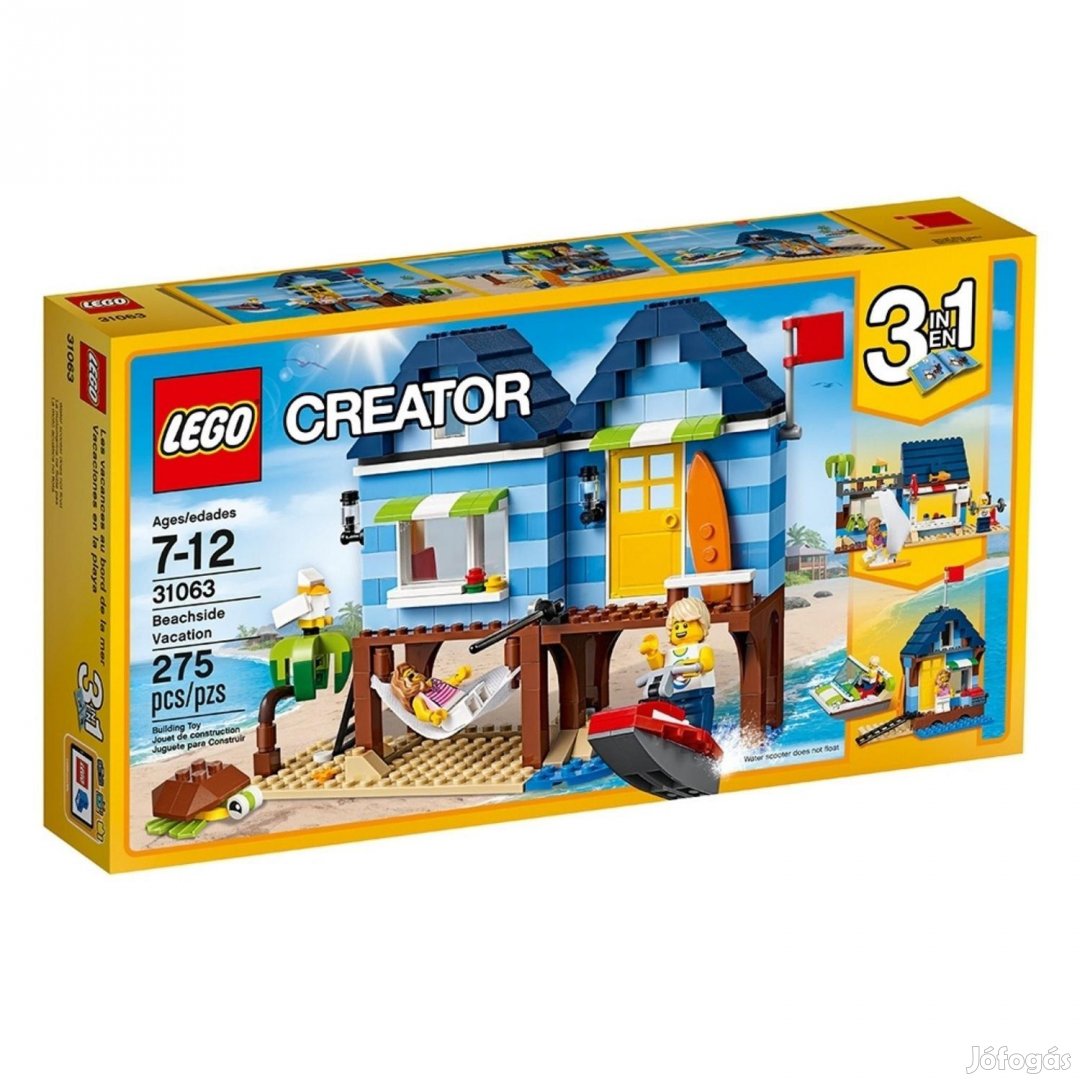 LEGO Creator 3in1 31063 Creator tengerparti nyaralás