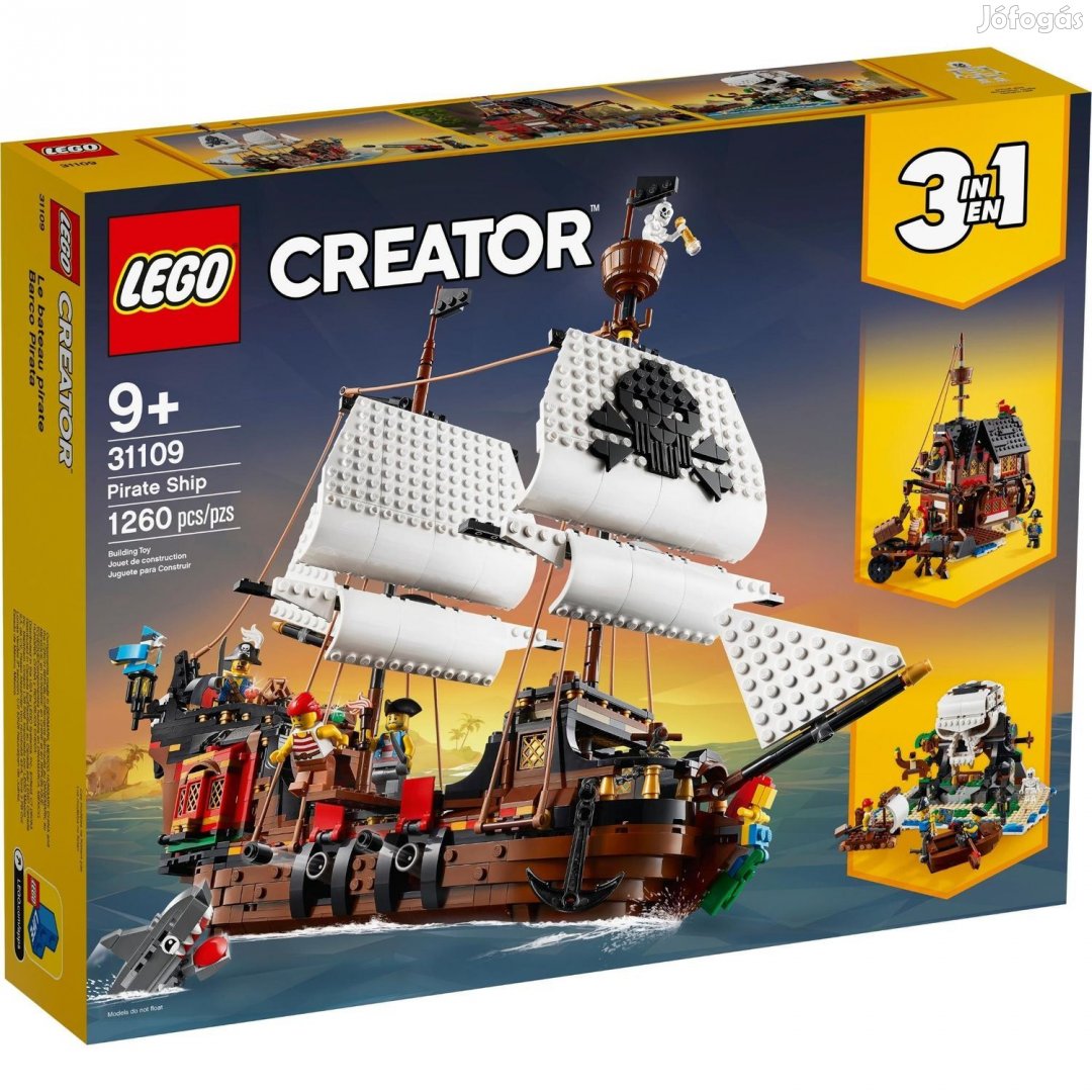 LEGO Creator 3in1 31109 Creator kalózhajó