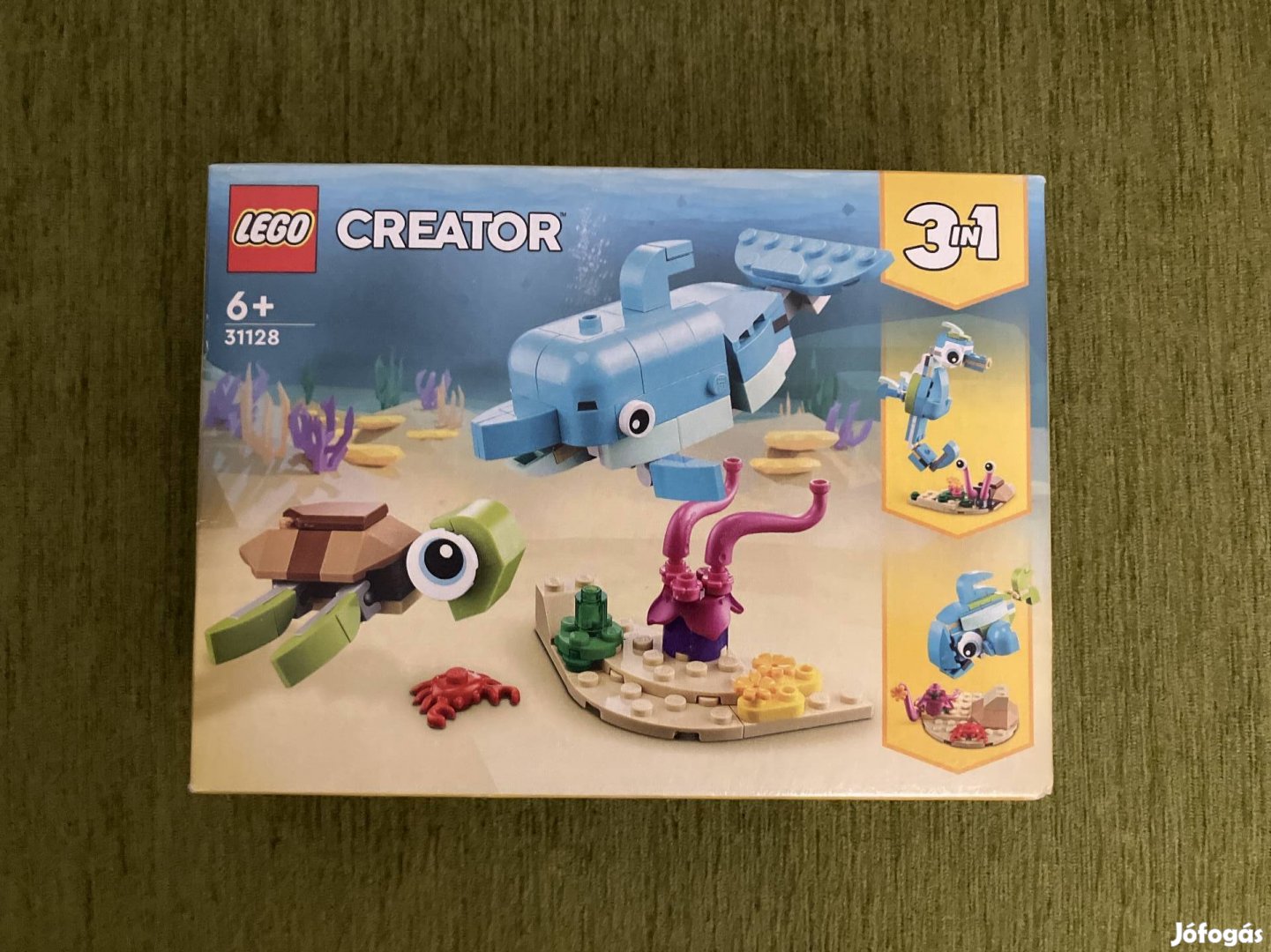 LEGO Creator 3in1 31128 - Delfin és Teknős, új, bontatlan