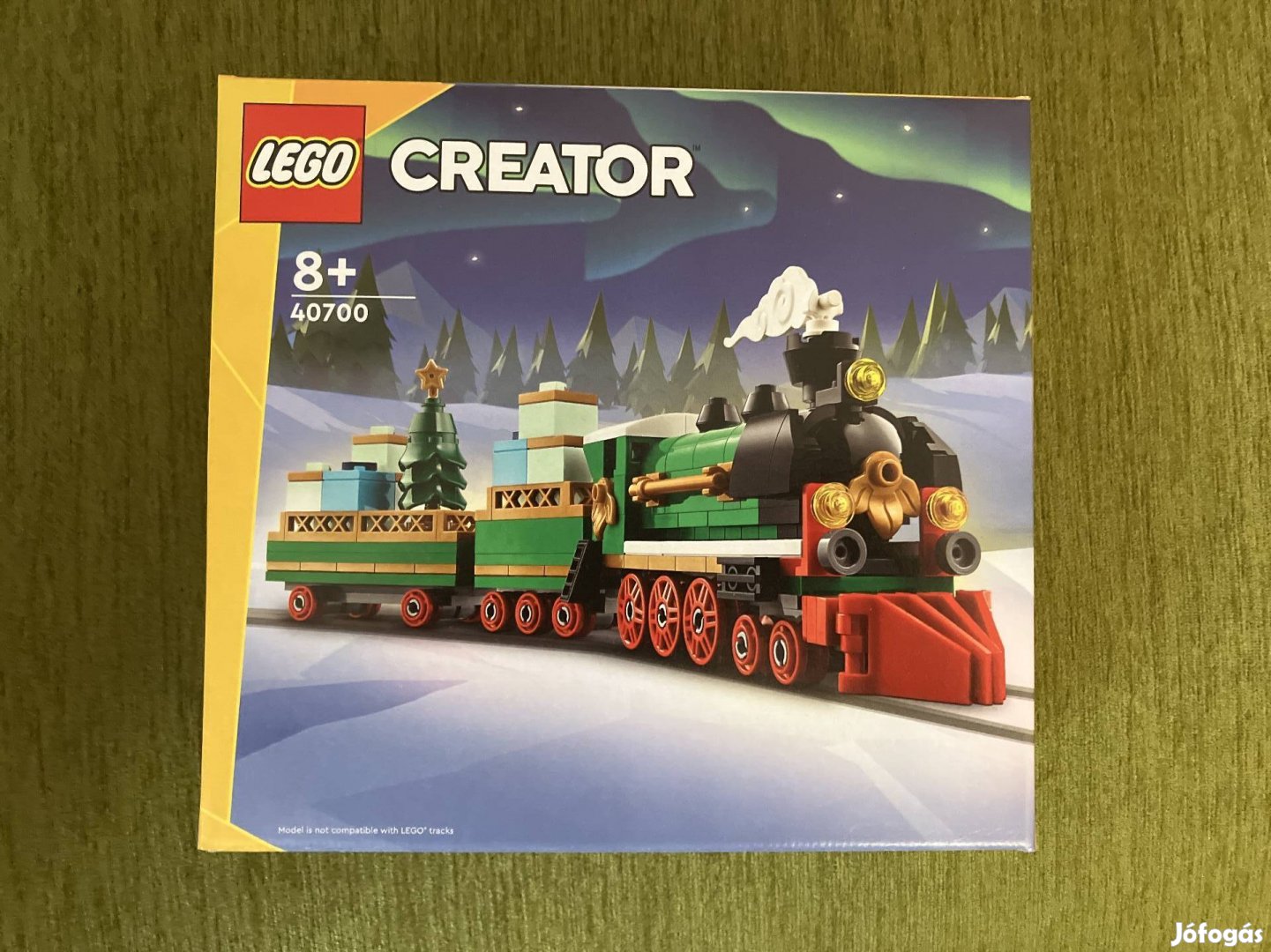 LEGO Creator 40700 Karácsonyi Vasútmodell, kisvasút, új, bontatlan