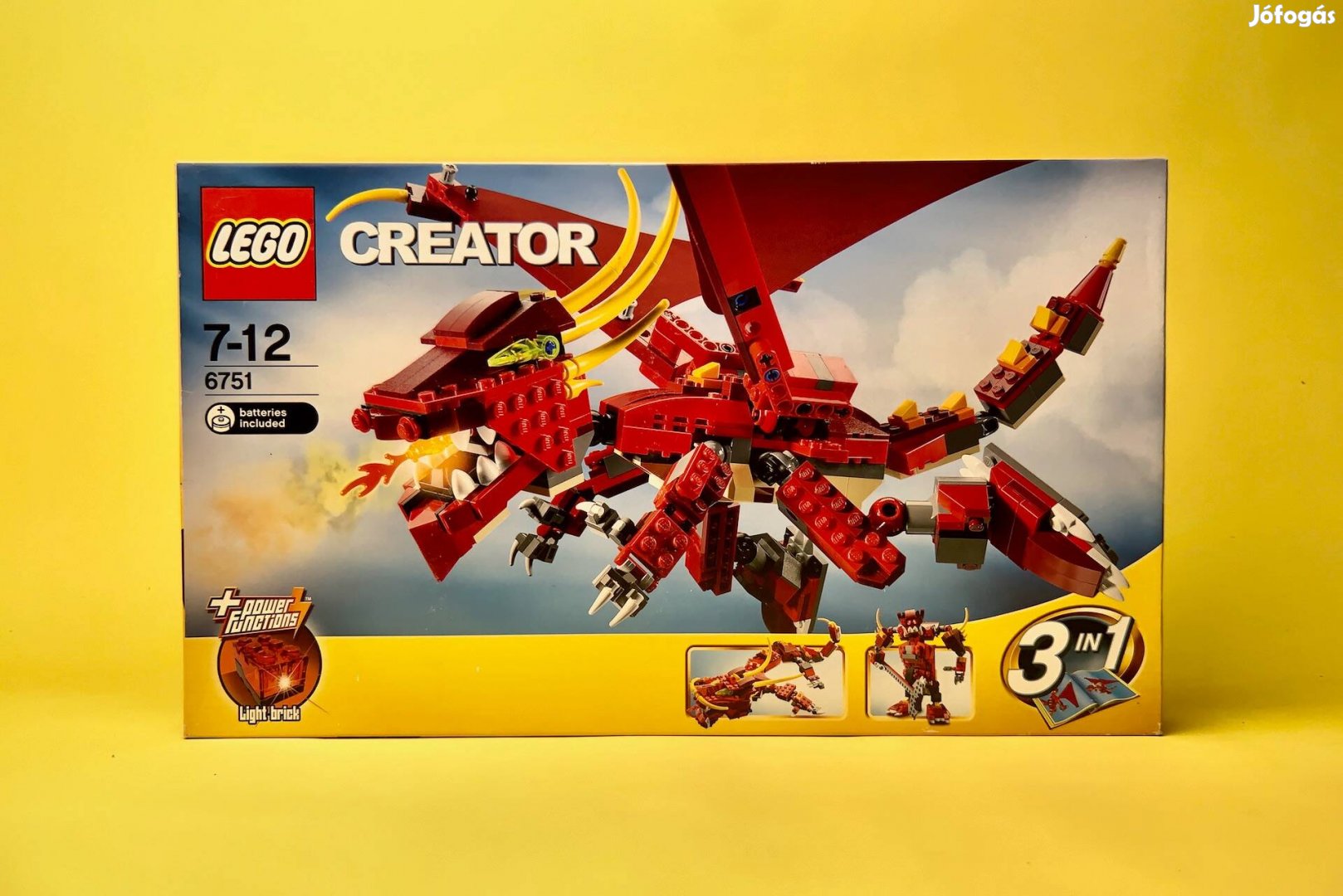 LEGO Creator 6751 Fiery Legend, Új, Bontatlan