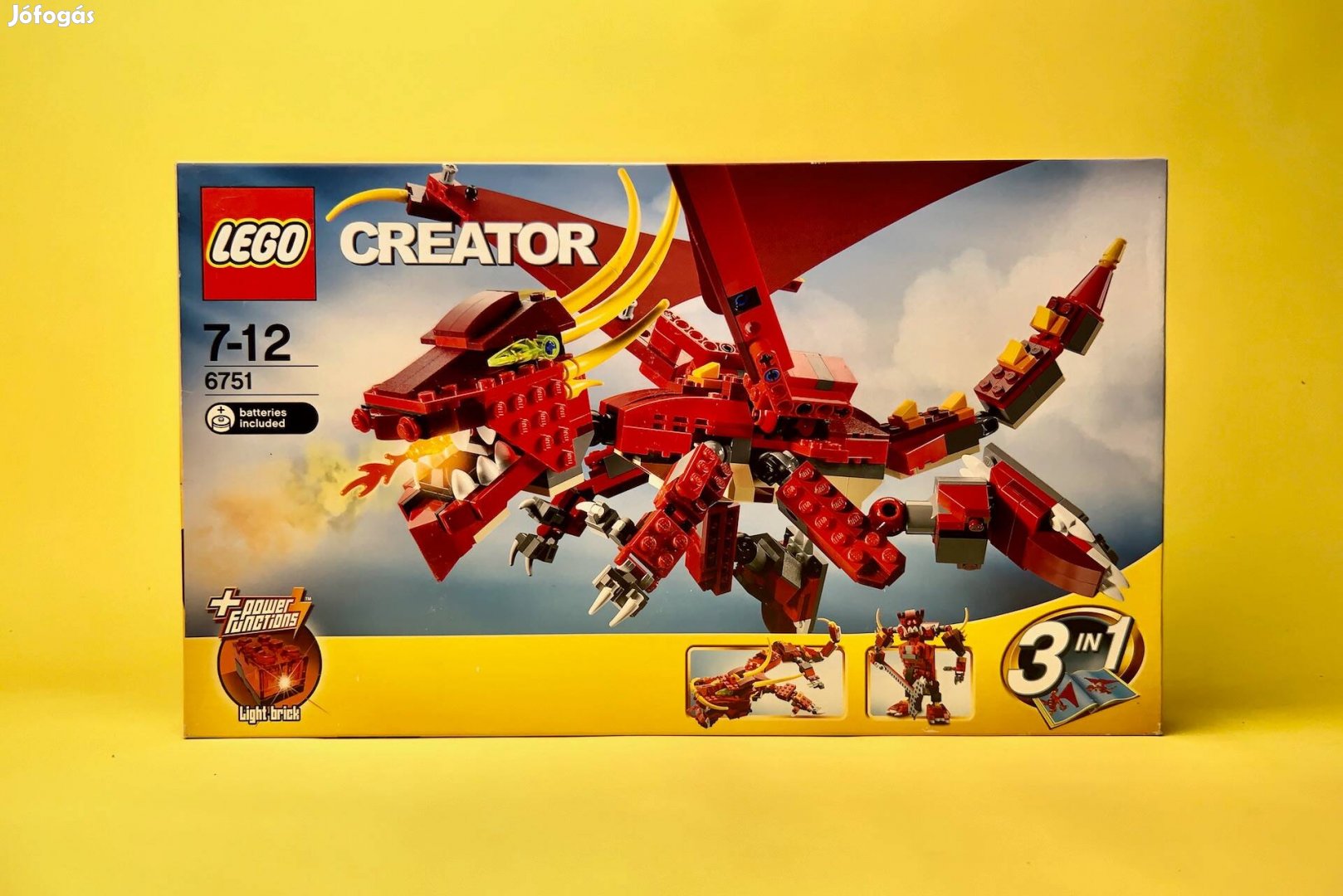 LEGO Creator 6751 Fiery Legend, Uj, Bontatlan