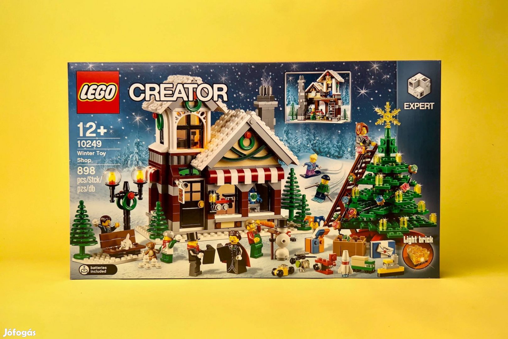 LEGO Creator Expert 10249 Winter Toy Shop, Uj, Bontatlan