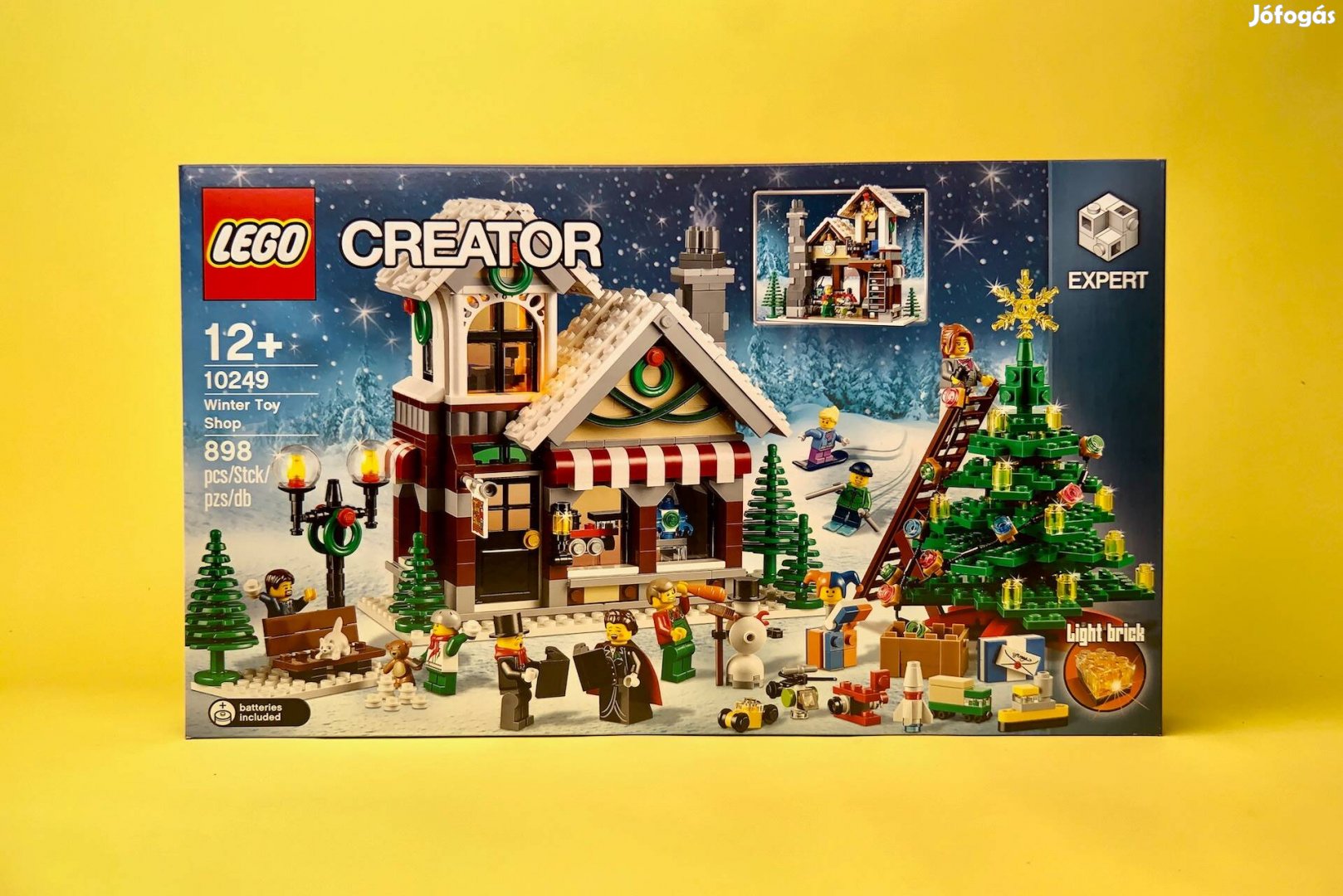 LEGO Creator Expert 10249 Winter Toy Shop, Uj, Bontatlan