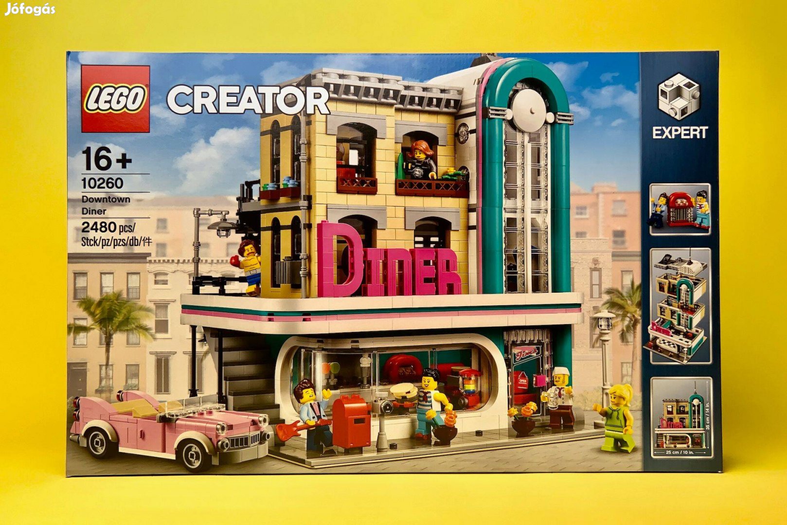 LEGO Creator Expert 10260 Downtown Diner, Új, Bontatlan