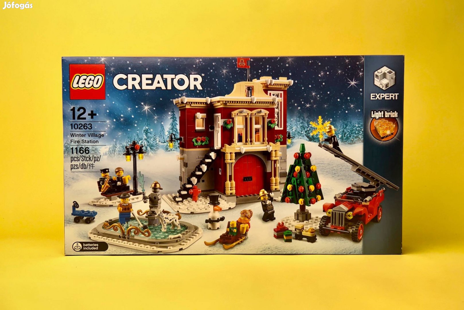 LEGO Creator Expert 10263 Winter Village Fire Station, Új, Bontatlan