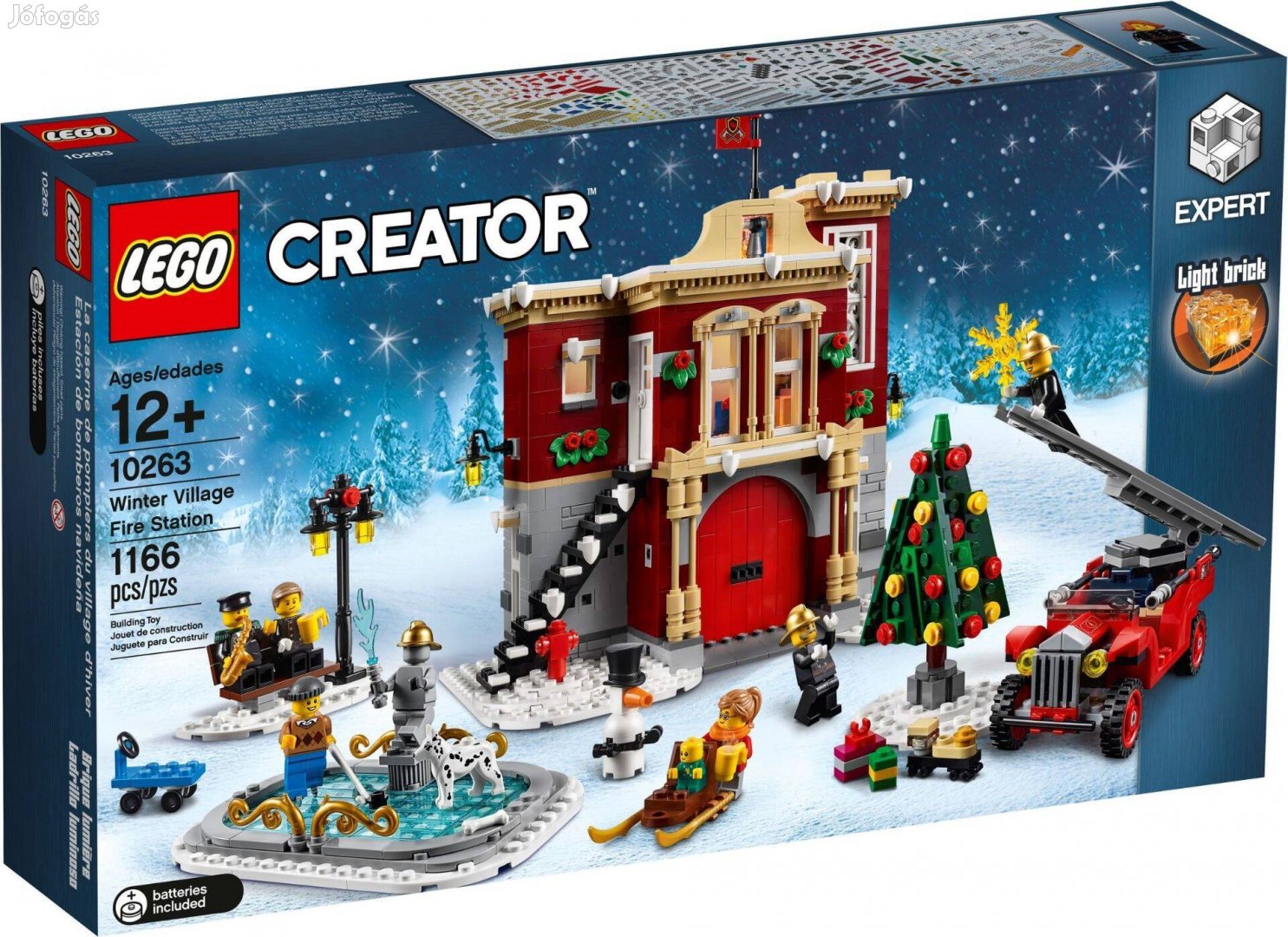 LEGO Creator Expert 10263 Winter Village Fire Station új, bontatlan