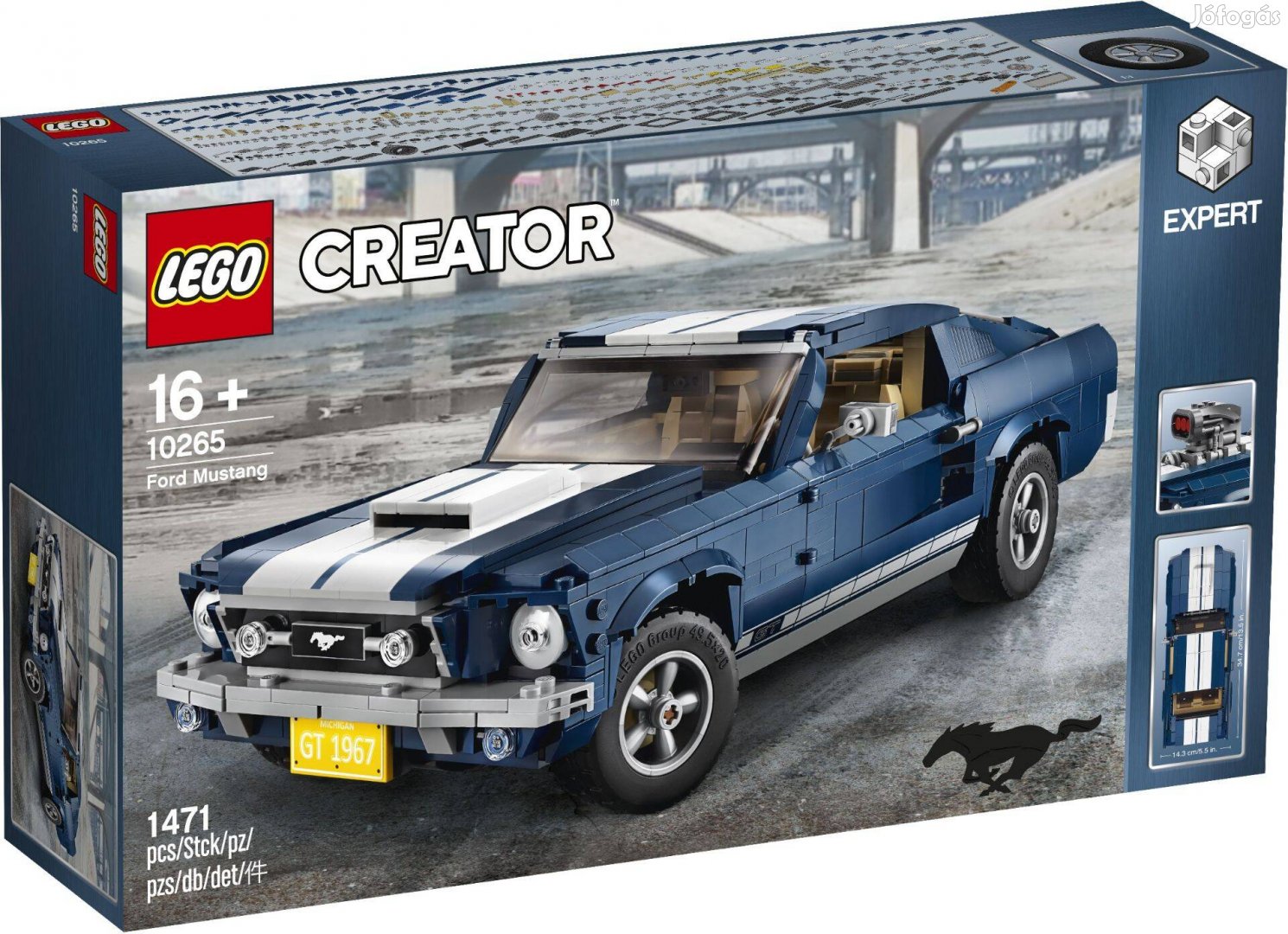 LEGO Creator Expert 10265 Ford Mustang új, bontatlan