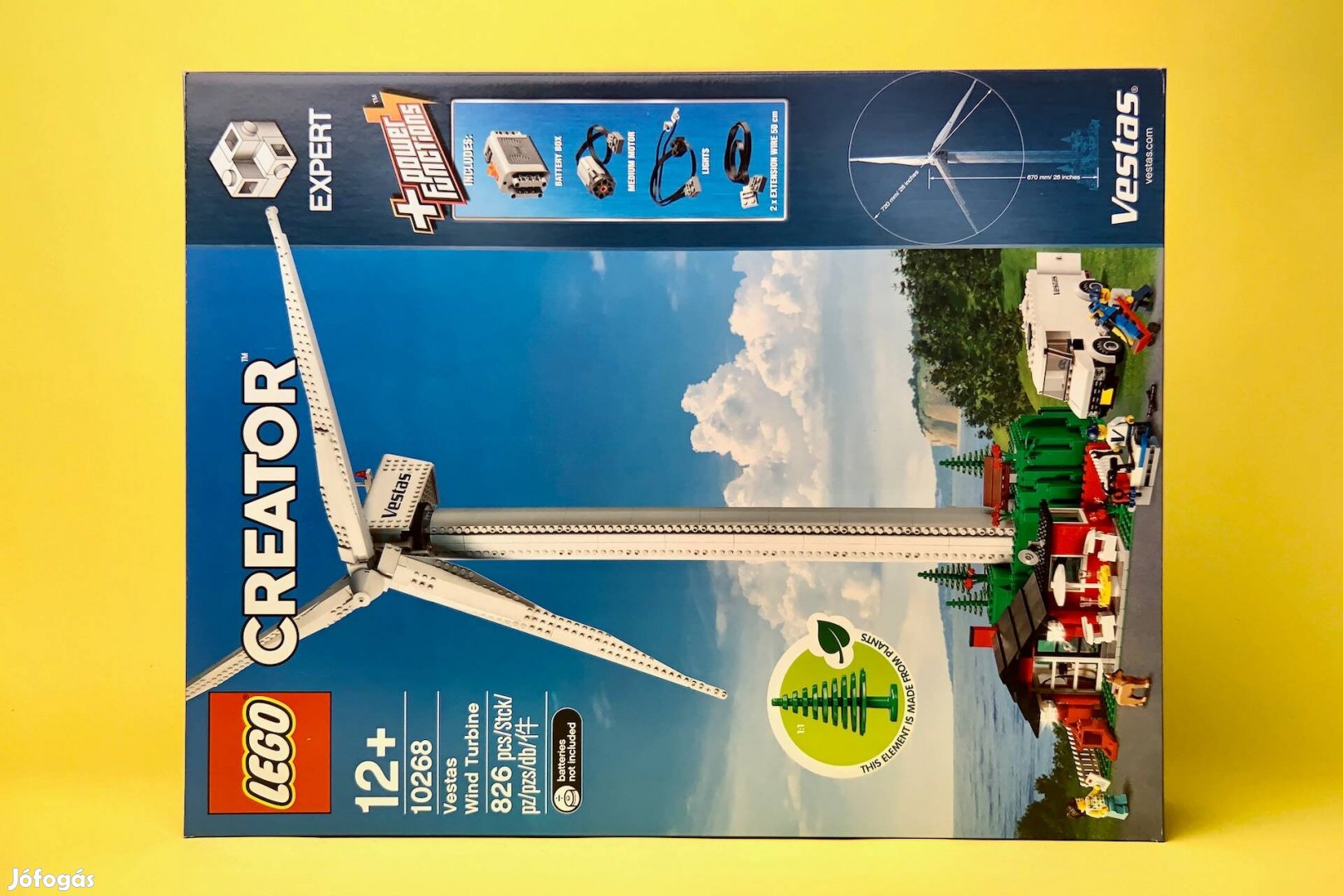 LEGO Creator Expert 10268 Vestas Szélerőmű, Uj, Bontatlan