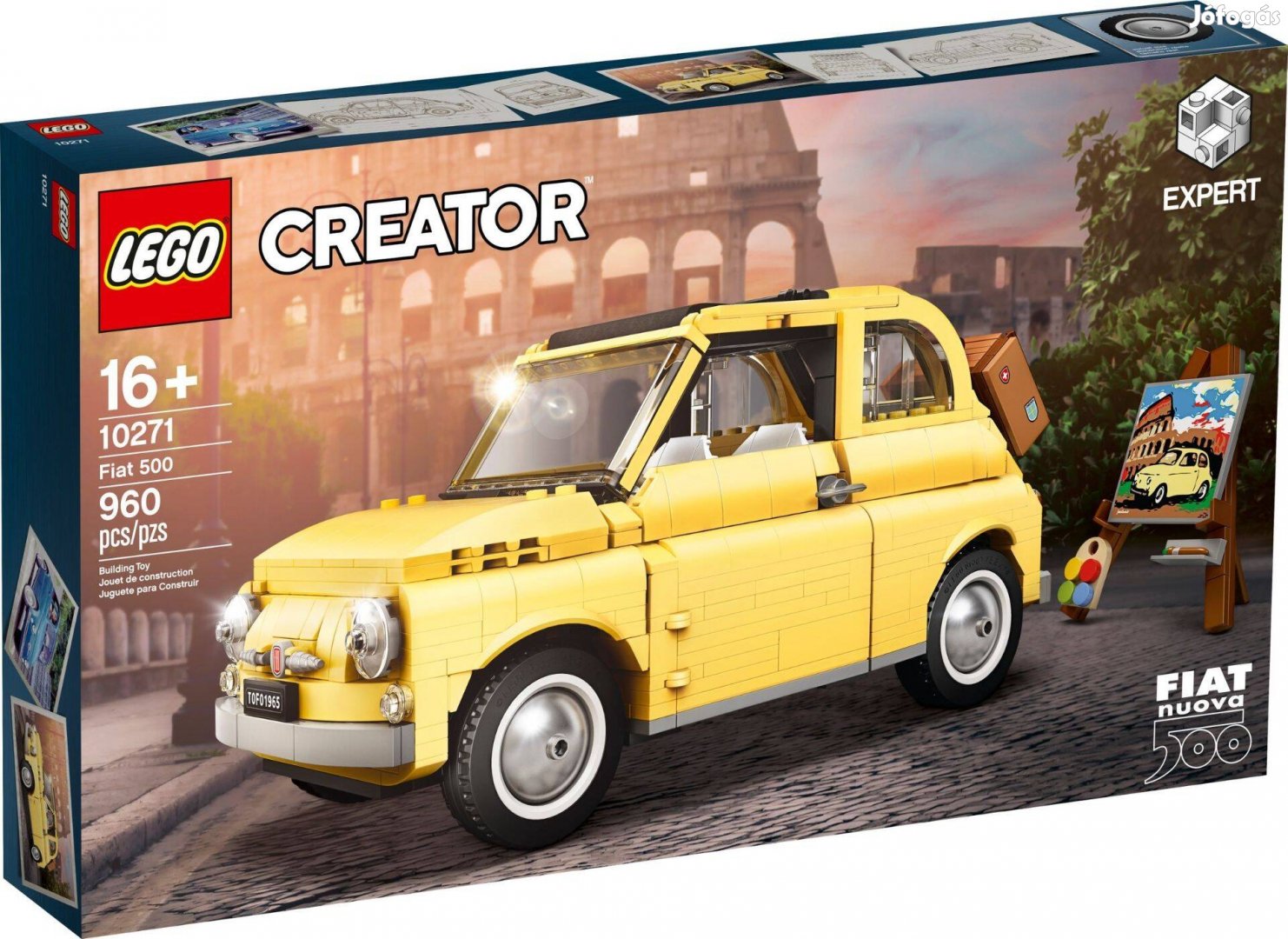 LEGO Creator Expert 10271 Fiat 500 új, bontatlan