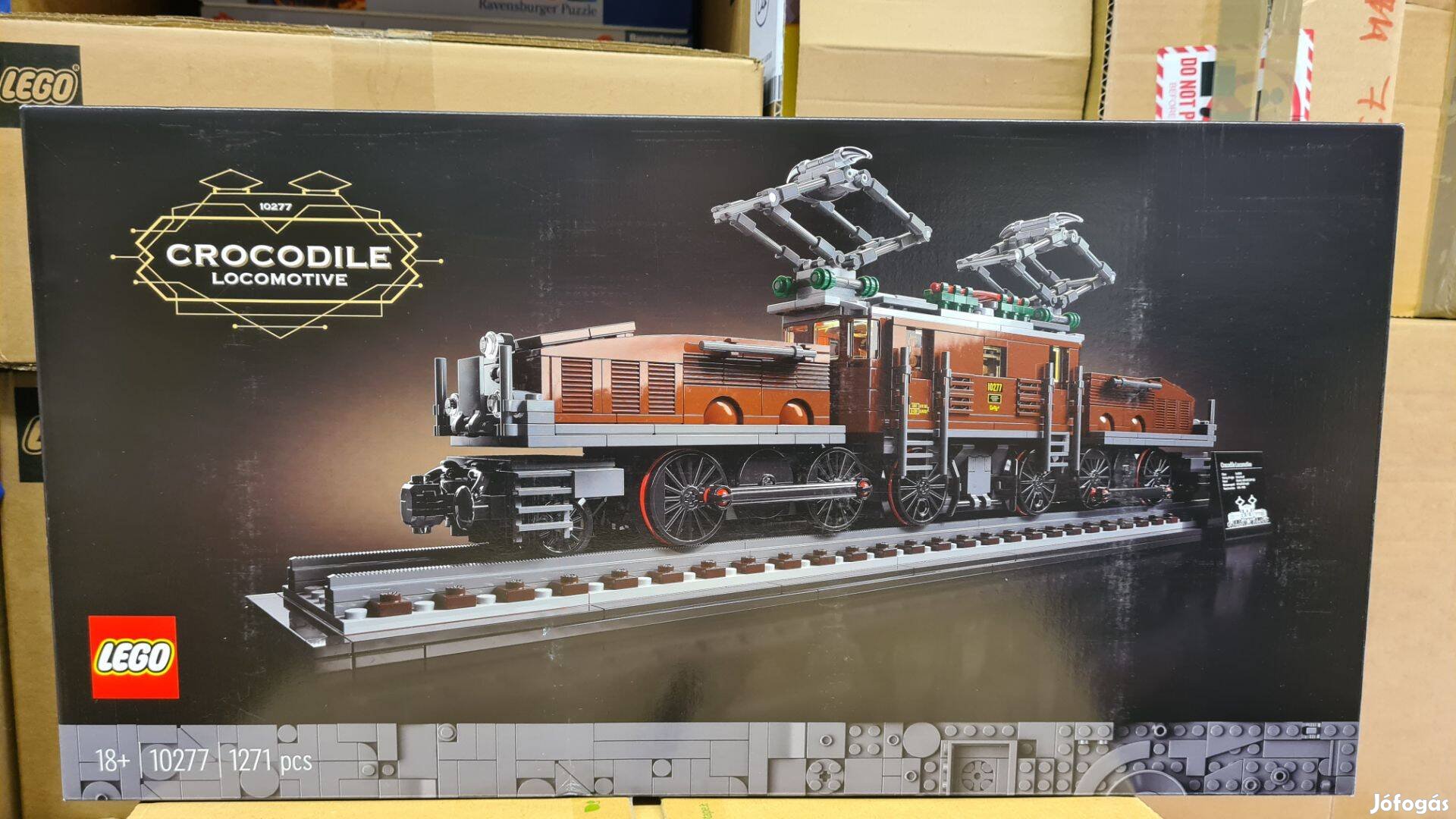 LEGO Creator Expert 10277 Krokodil lokomotív Bontatlan